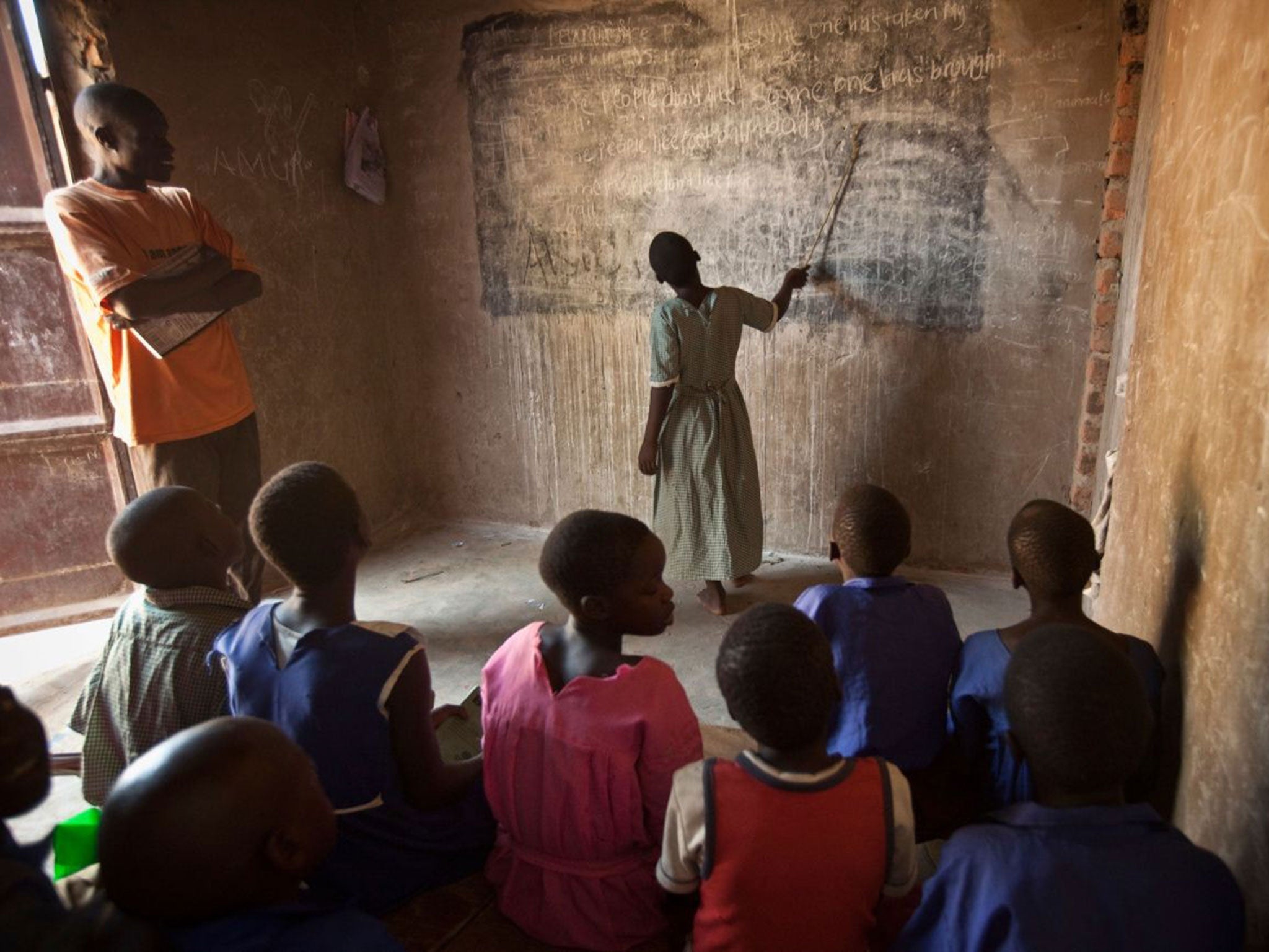 A typical school in Uganda. Alamy