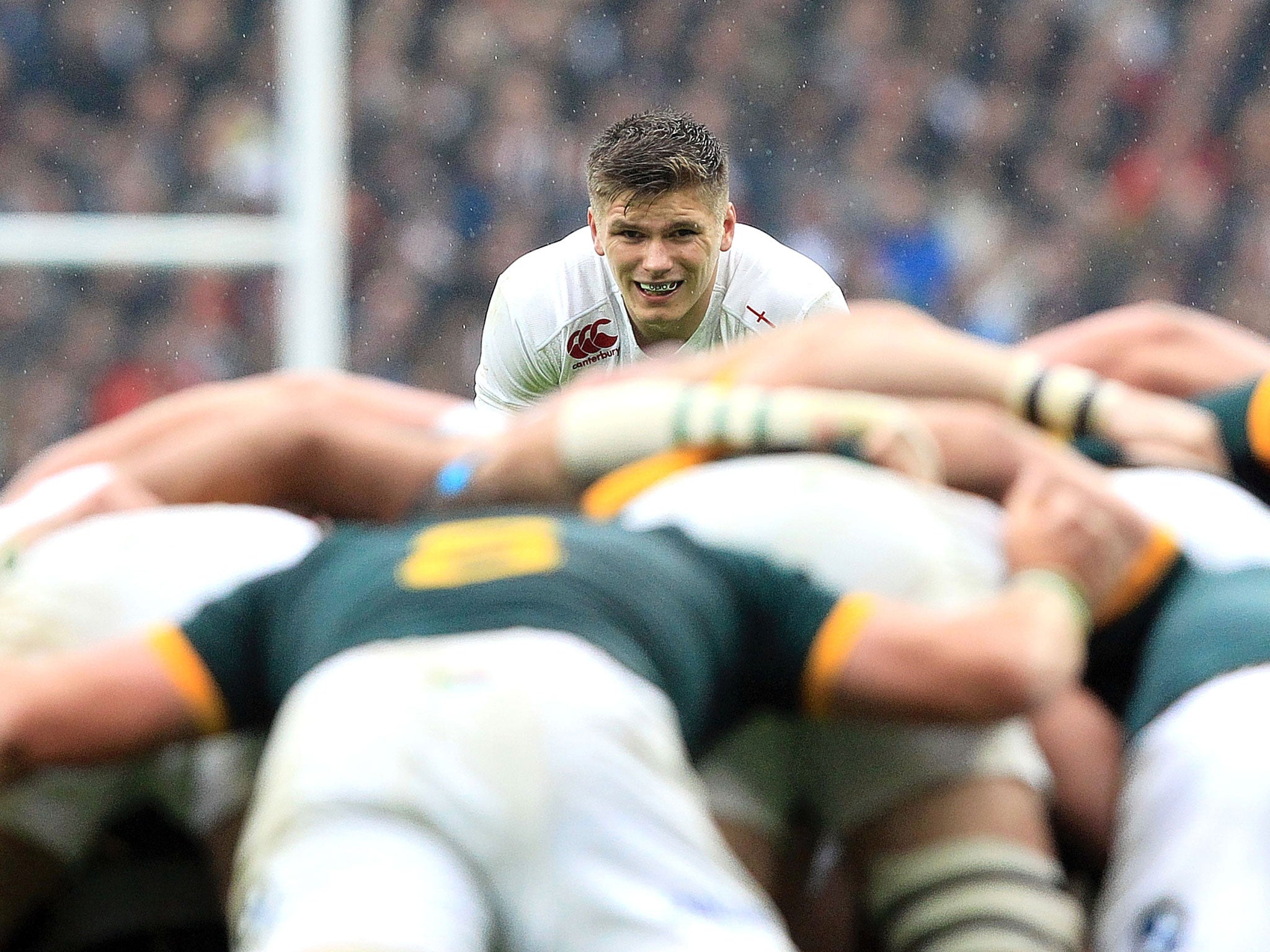 Owen Farrell struggled at Twickenham on Saturday