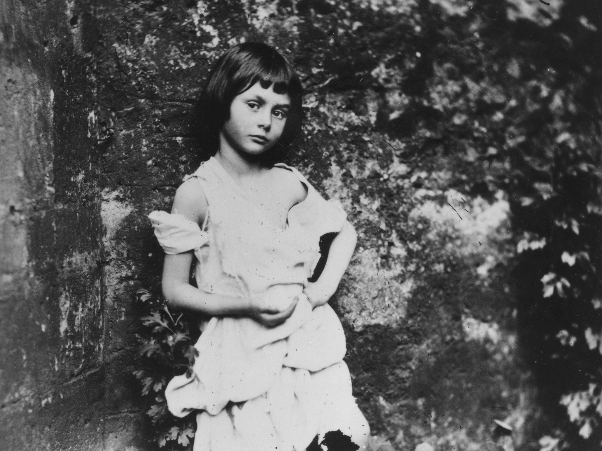 Alice Liddell, the inspiration for Lewis Carroll’s ‘Alice in Wonderland’, posing as a ‘beggar-maid’ in 1858