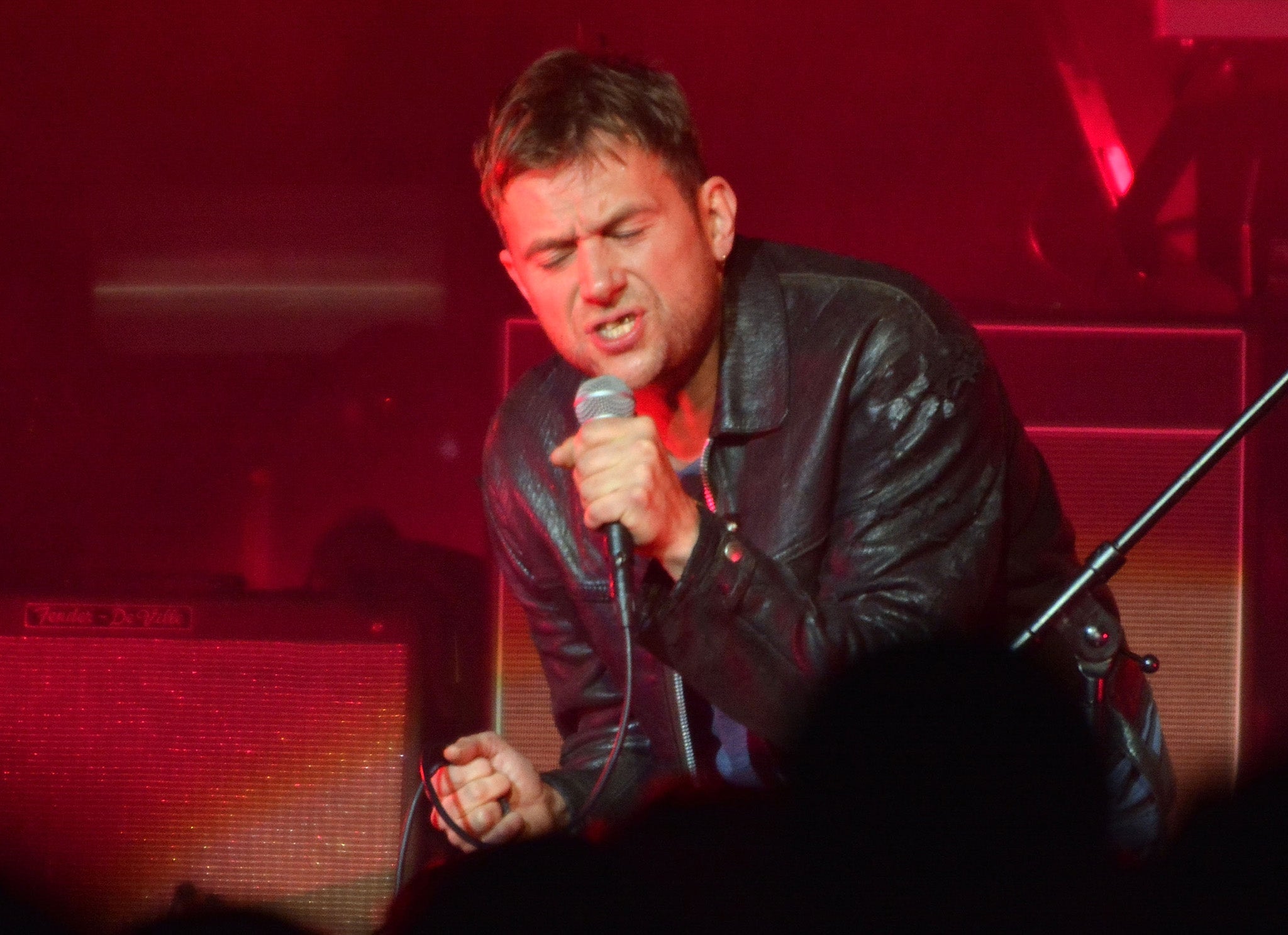 Damon Albarn performs at the Royal Albert Hall