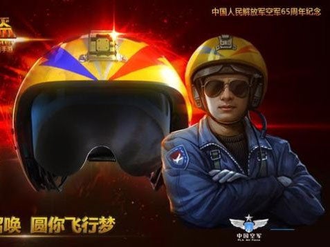 The game is based on the Chinese Golden Helmet competition, where pilots demonstrate their skill through a range of challenges