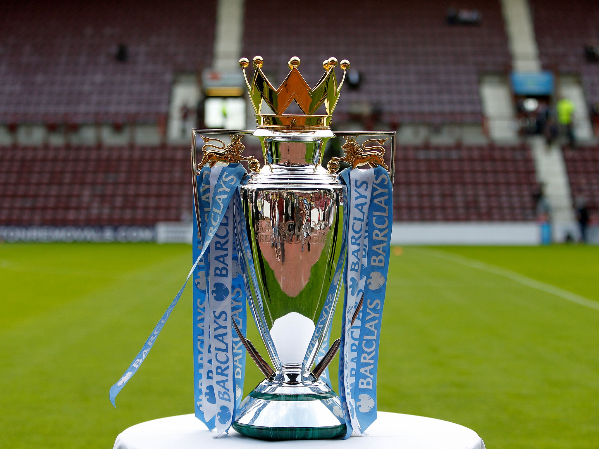 The Barclays Premier League trophy