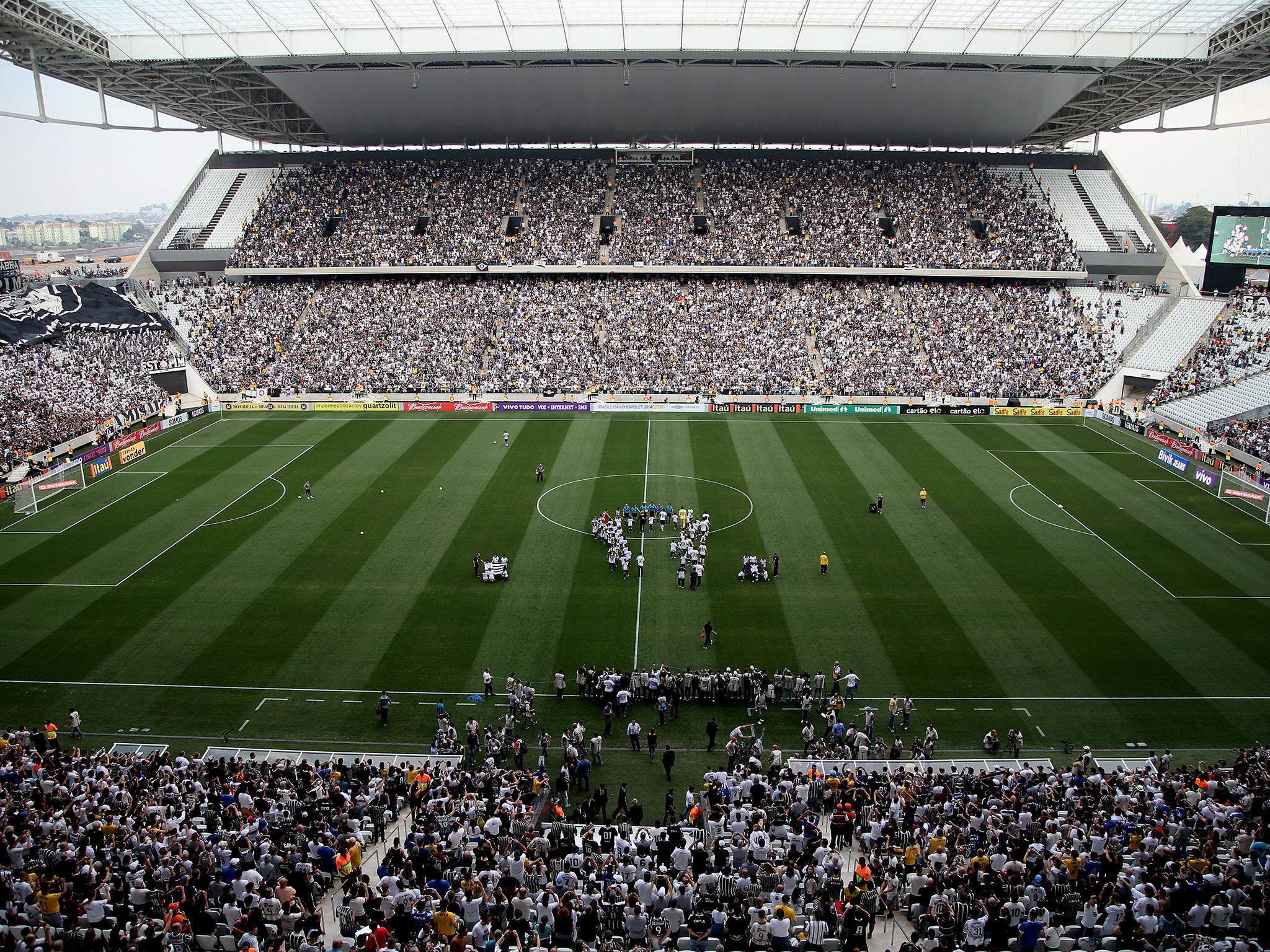 The friendly will be held at the 48,000-capacity Corinthians Arena