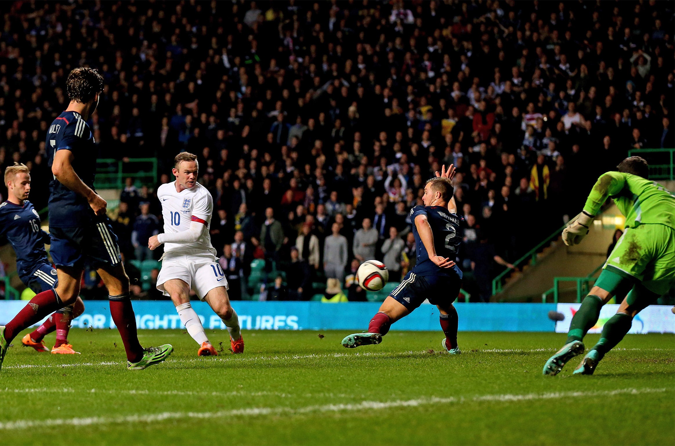 Wayne Rooney finds the net for a second time