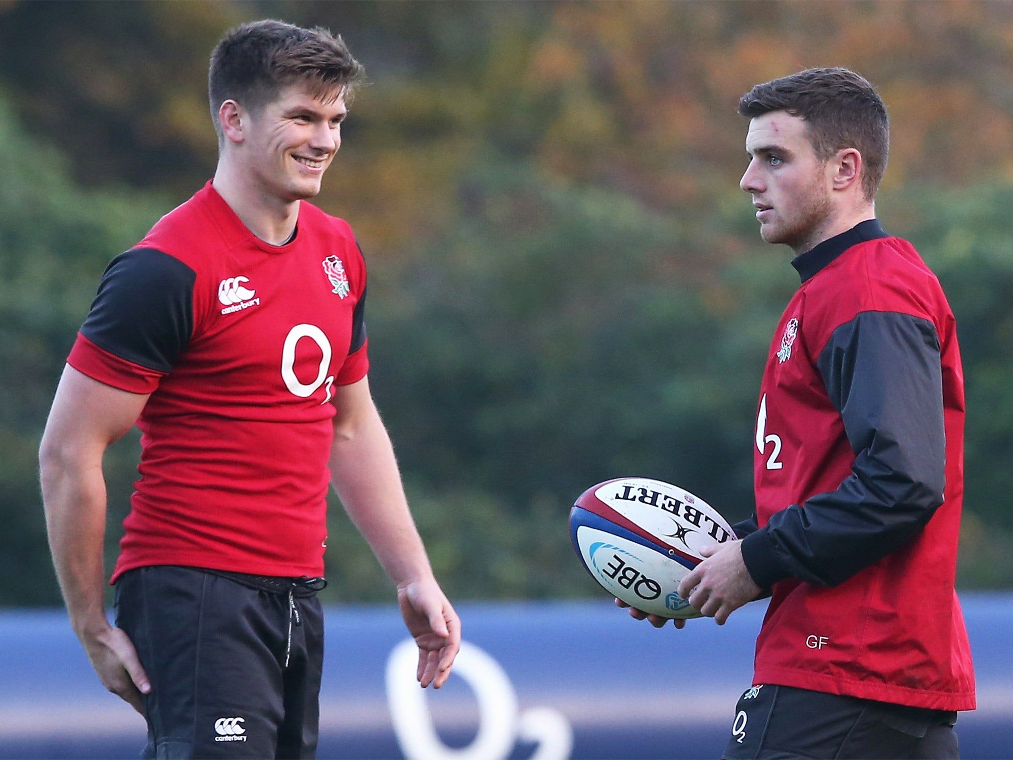 Owen Farrell won't be challenging Ford for the No 10 shirt due to injury