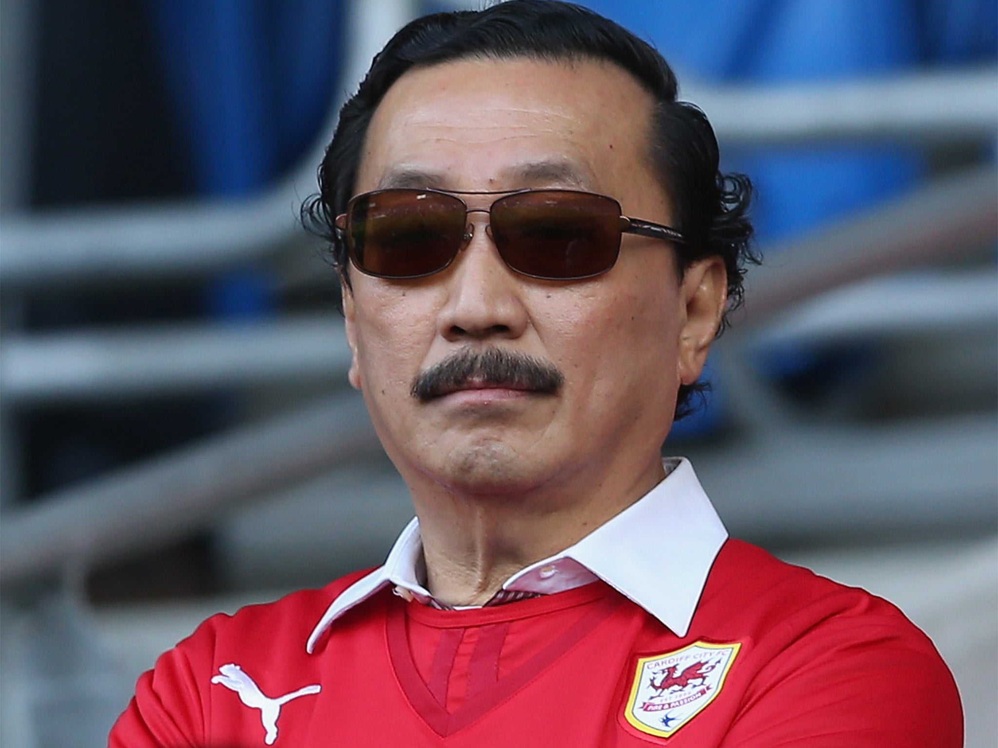 Cardiff owner Vincent Tan presented a dossier of evidence to the FA over Mackay’s messages (Getty)