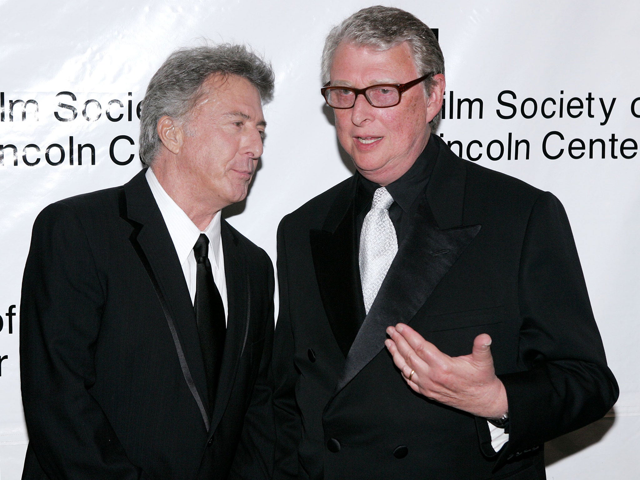 Actor Dustin Hoffman and Director Mike Nichols attend the 34th annual film society of Lincoln Center spring tribute to Dustin Hoffman in New York City