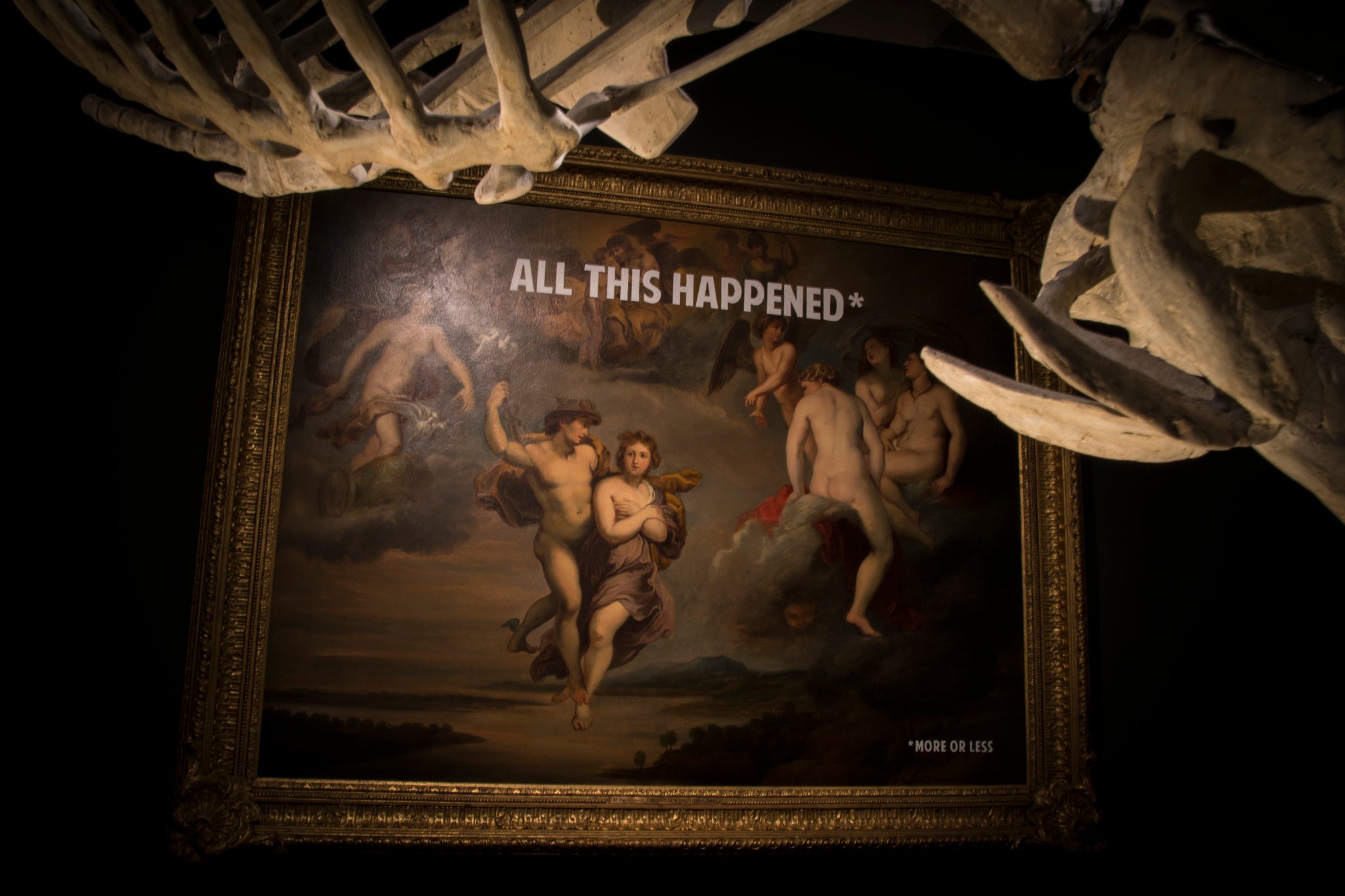 A bastardized 19th Century Oil painting by The Connor Brothers