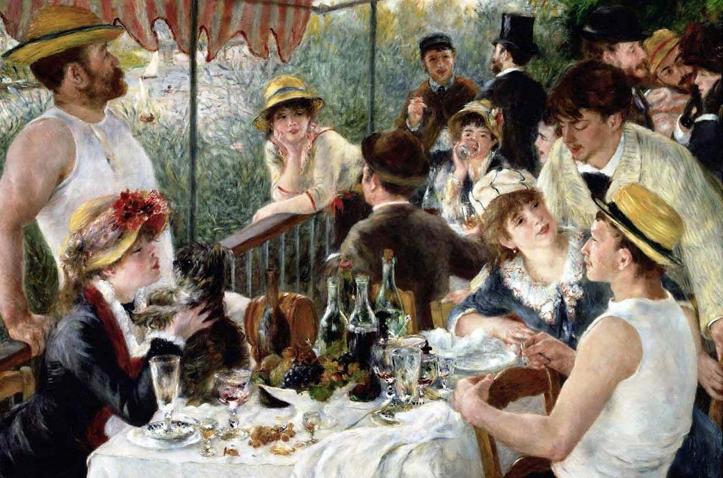 'Luncheon of the Boating Party' by Pierre-Auguste Renoir