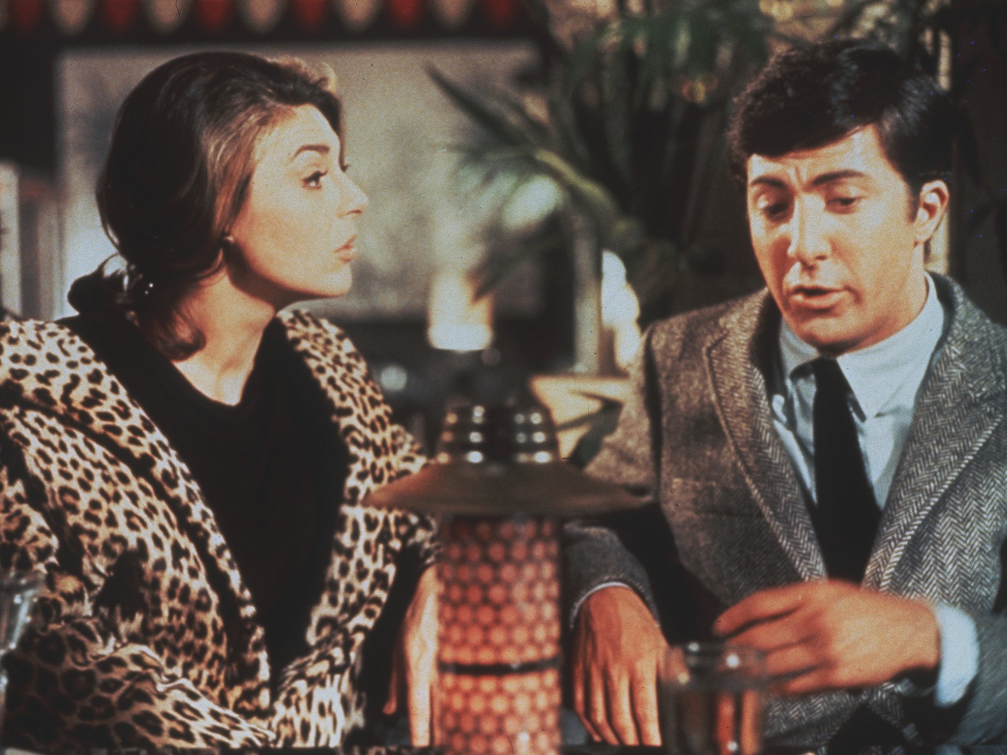 ‘The Graduate’, starring Dustin Hoffman and Anne Bancroft, was directed by Nichols in his purple period