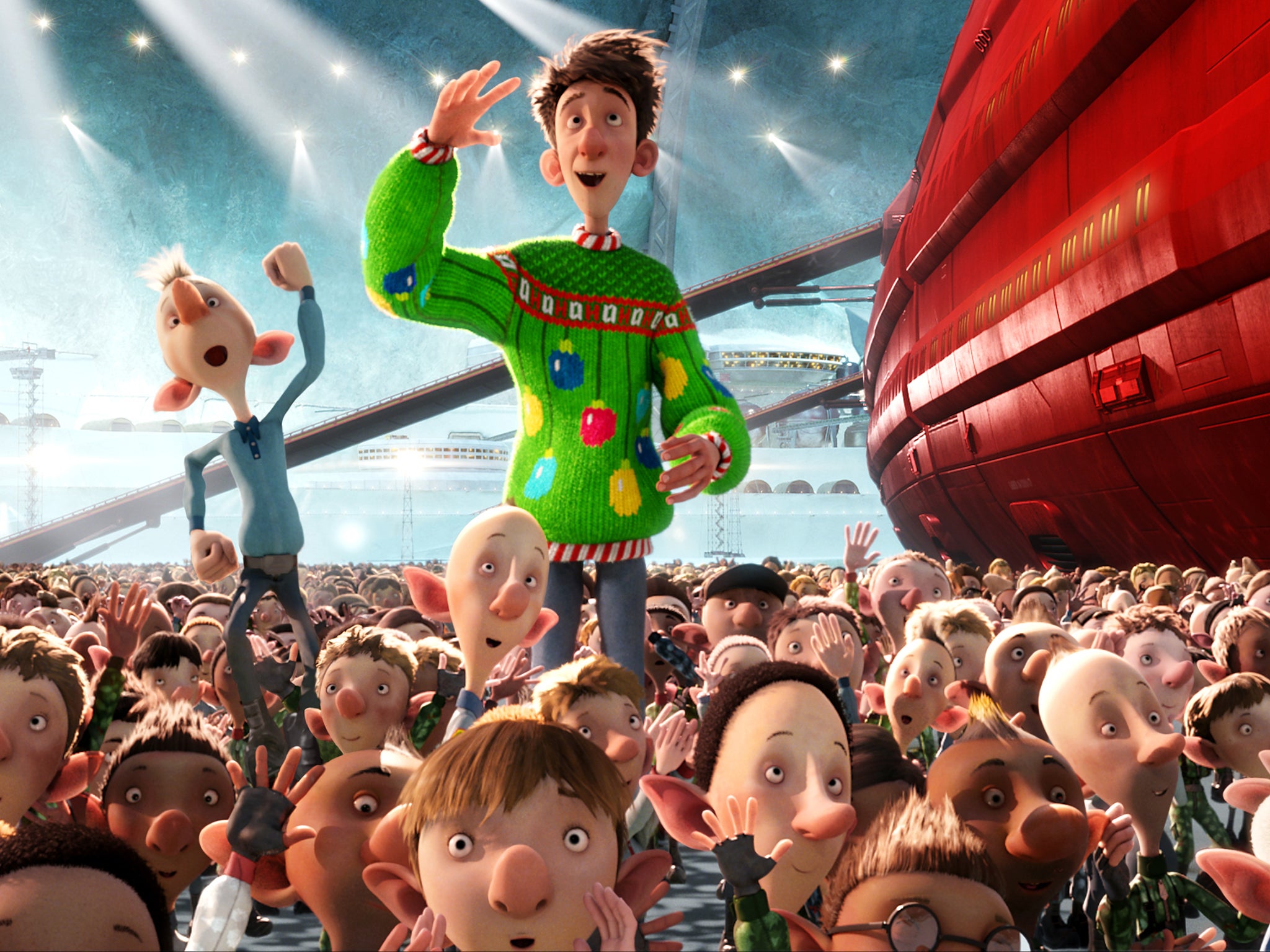 A scene from 'Arthur Christmas’, a 2011 British-American festive comedy (AP / Aardman Animations))