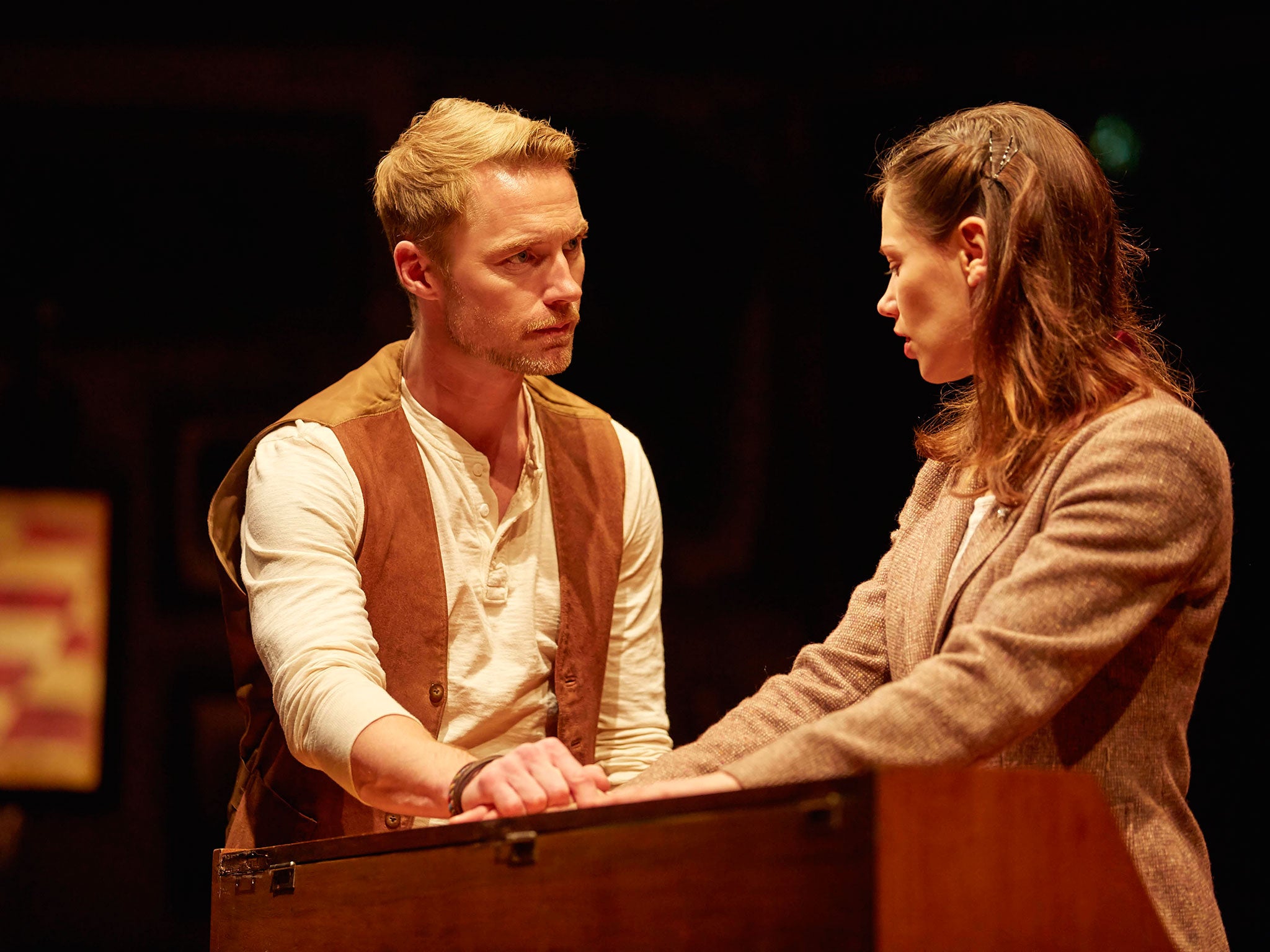 Ronan Keating as 'Guy' in West End musical Once