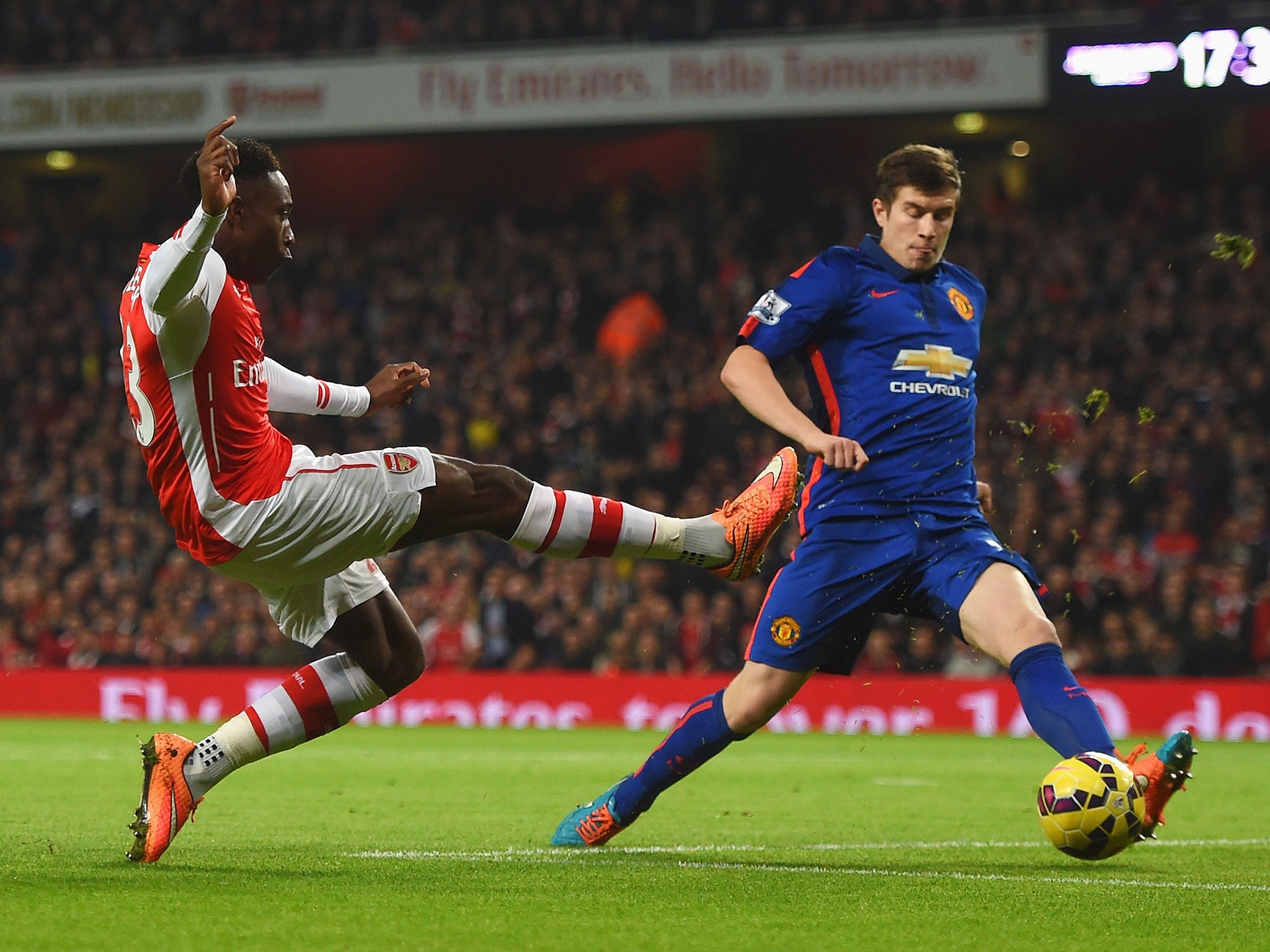 Danny Welbeck missed a hatful of chances