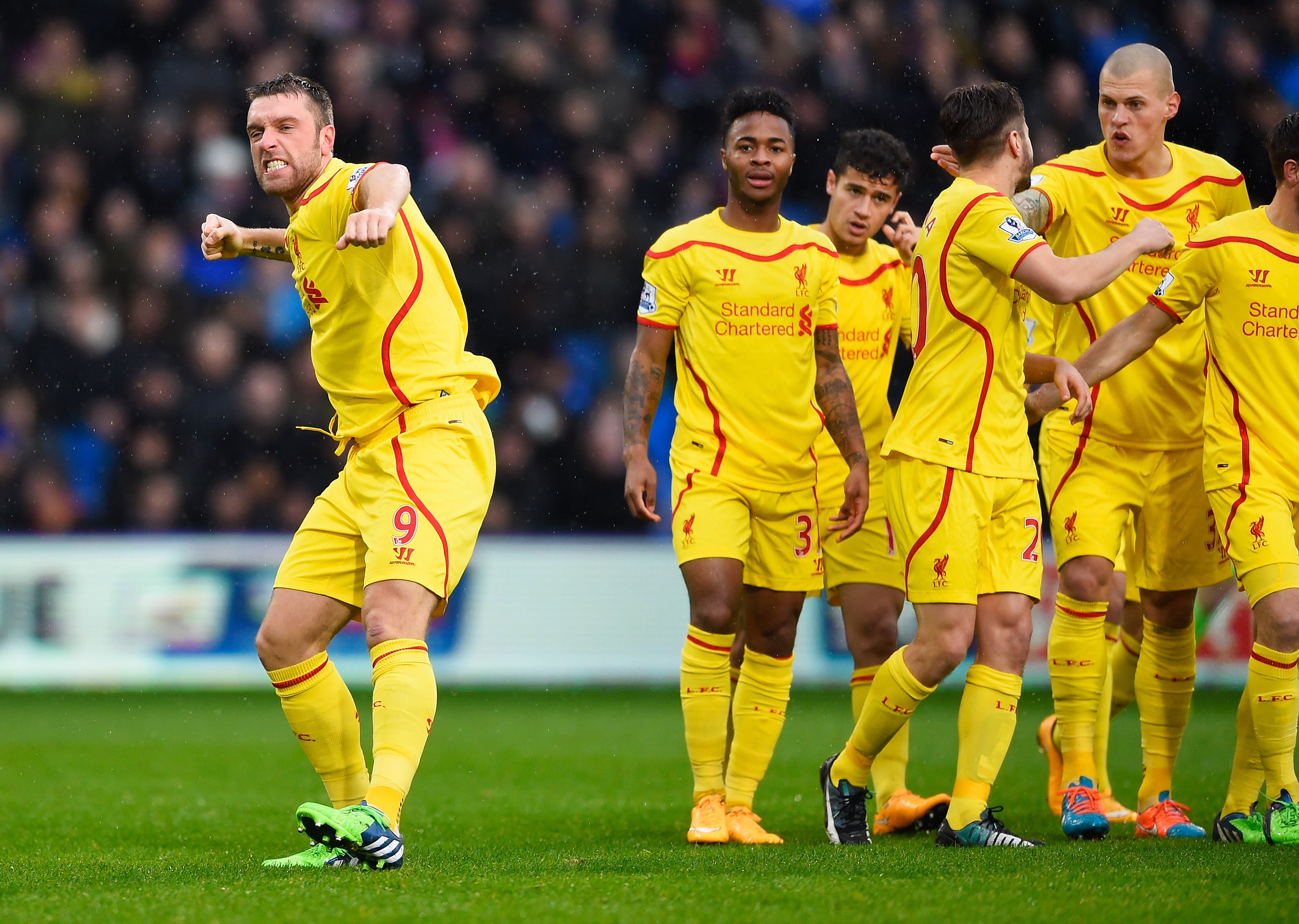 Lambert scored in the Champions League draw with Ludogorets