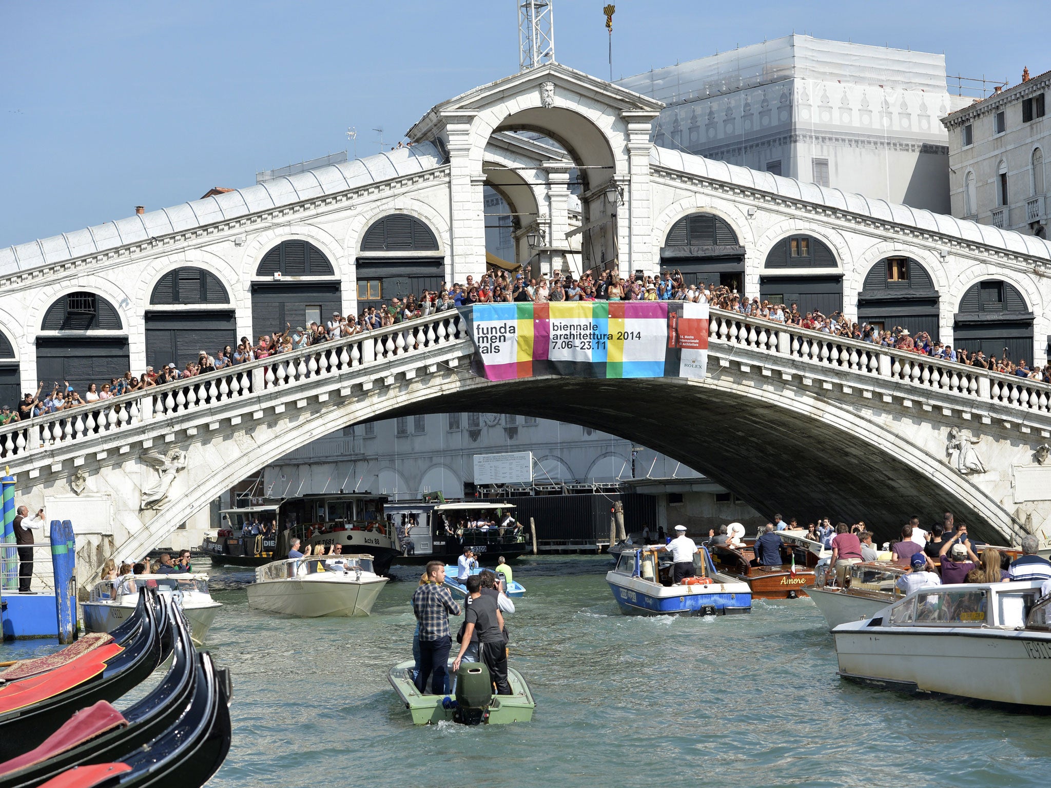 The Rialto Bridge in Venice