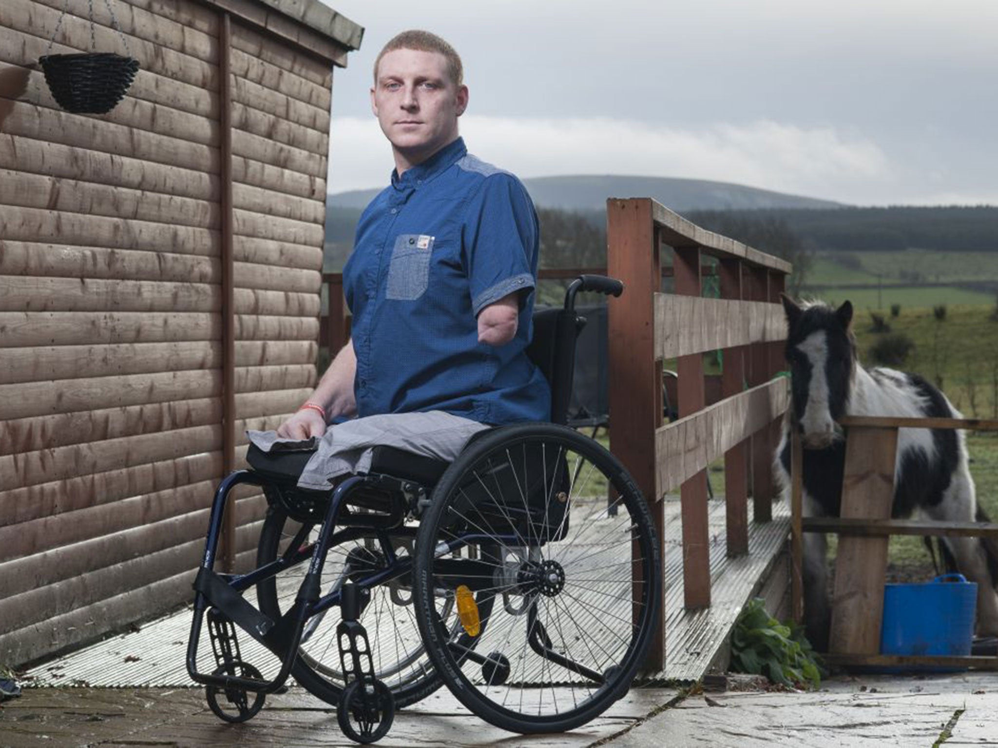 Sergeant Gary Jamieson, of the 1st Battalion, The Scots Guards, in Lanarkshire. He was serving in Afghanistan in 2010 when an IED attack left him with catastrophic injuries. He has benefited from the work of ABF The Soldiers’ Charity and his story will feature in our campaign