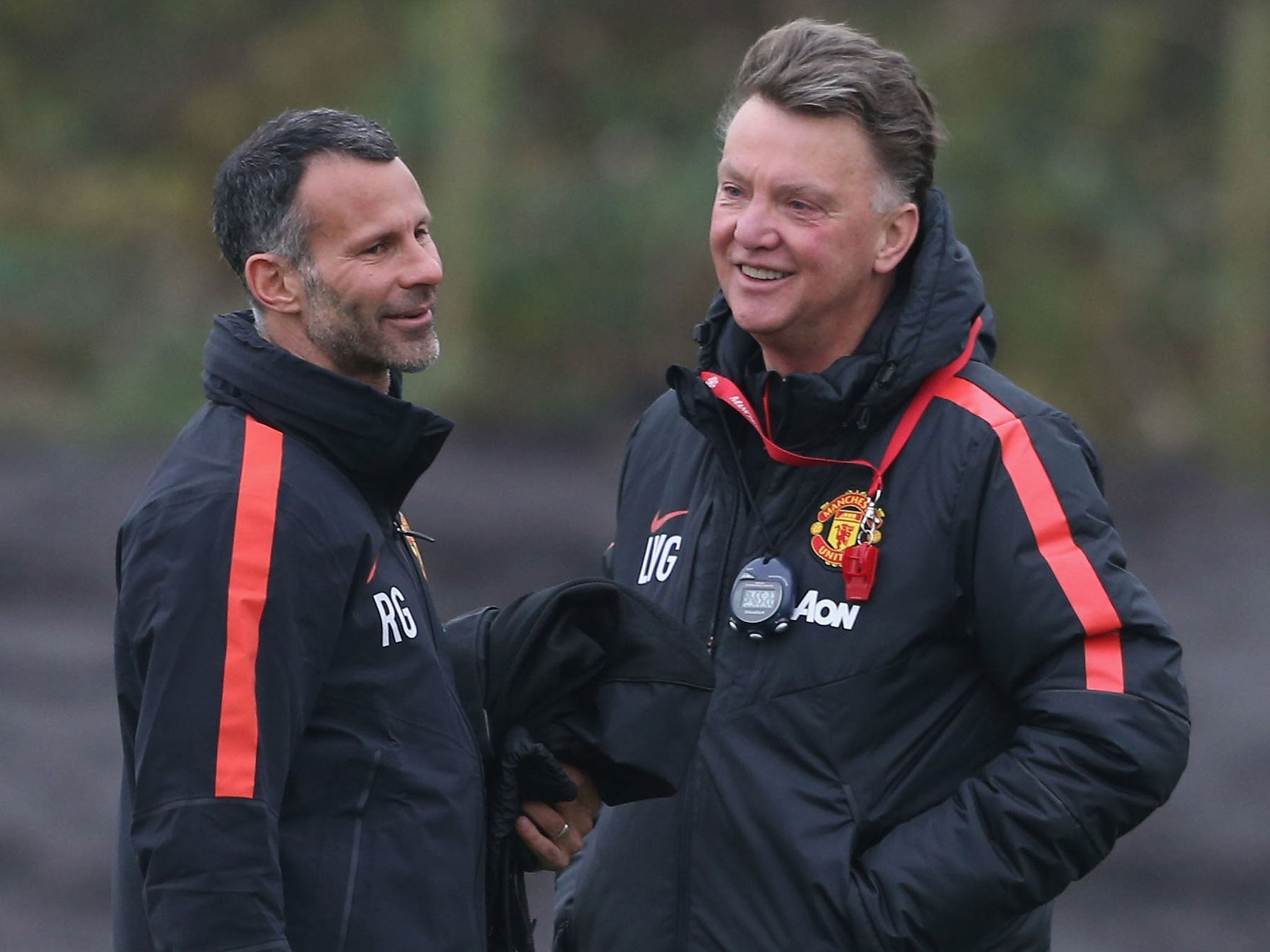 Ryan Giggs and Louis van Gaal