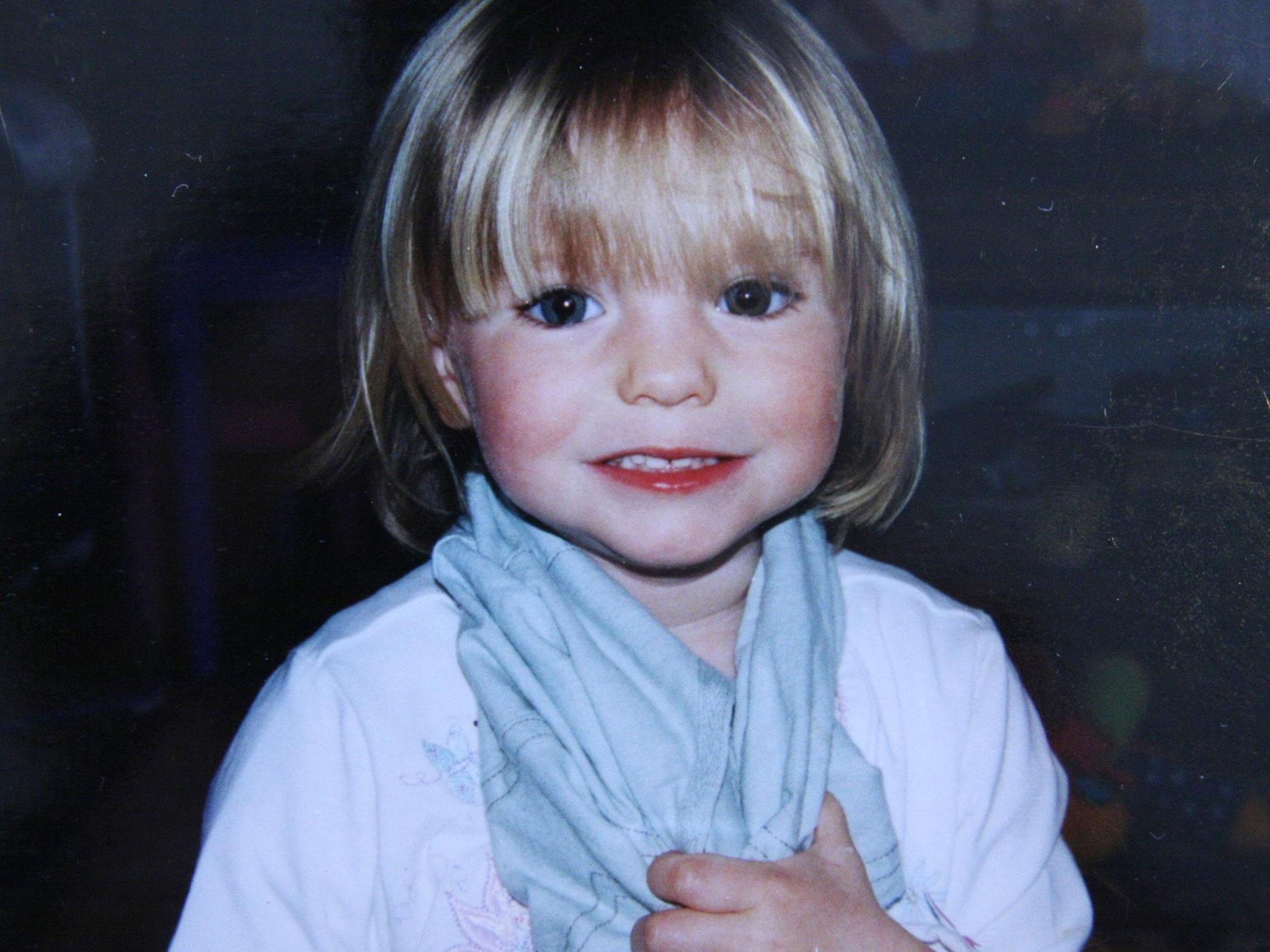 Madeleine McCann smiles