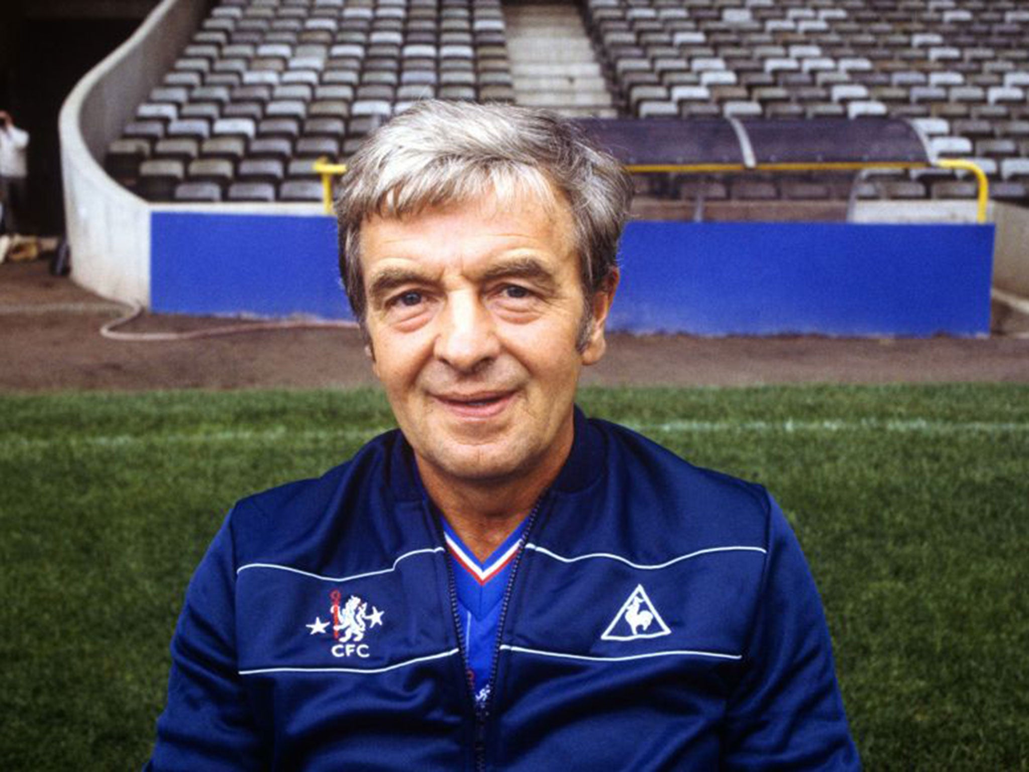 Neal at Stamford Bridge in 1981; but for ill-health he might have been in the front rank of managers