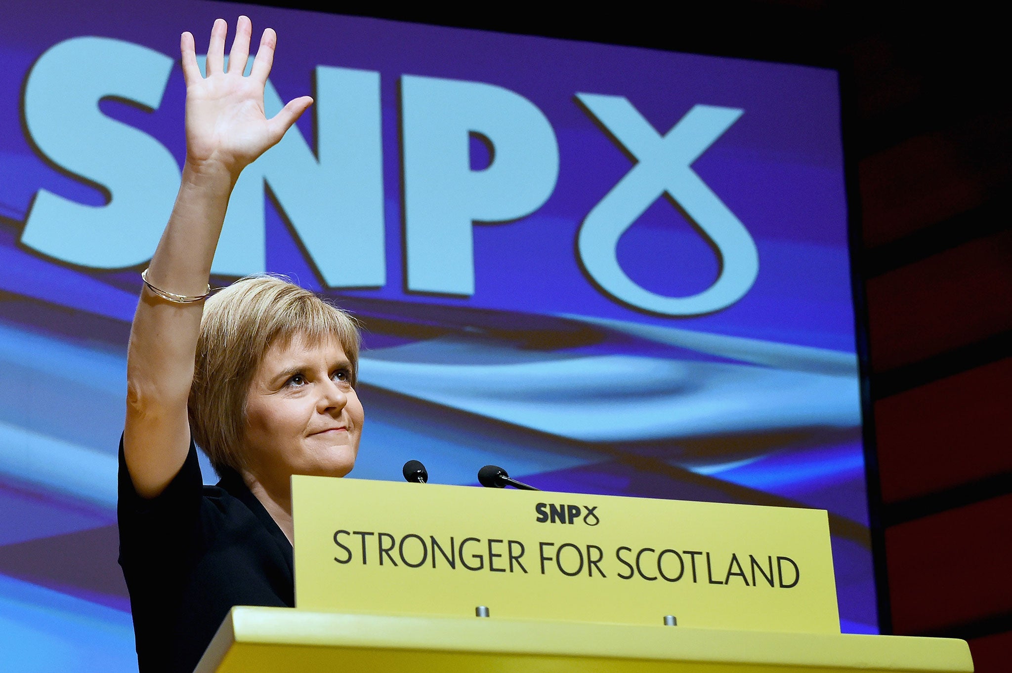 Nicola Sturgeon last month said Scottish Nationalist MPs are ready to vote on English-only laws