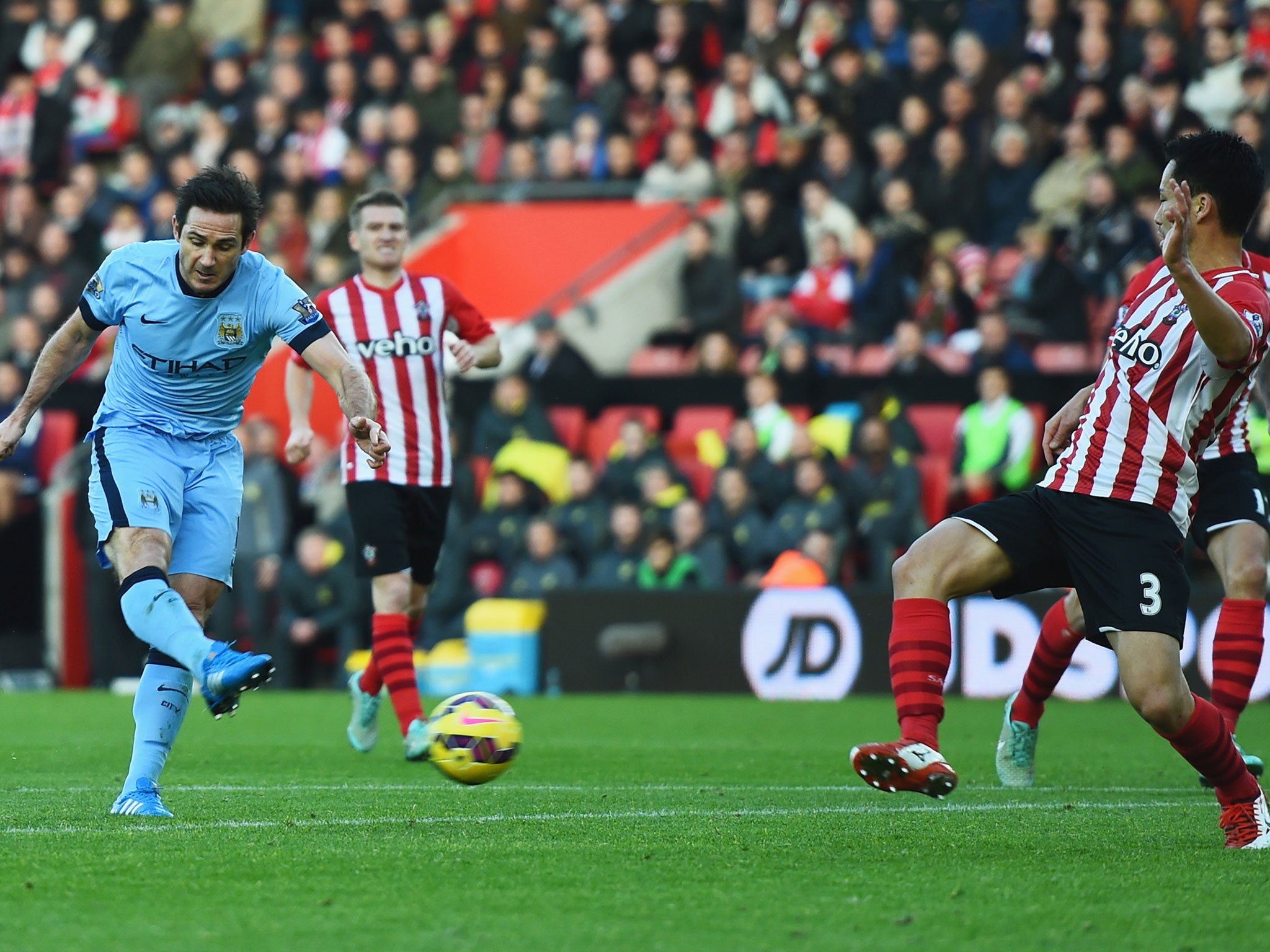 Frank Lampard scores City's second