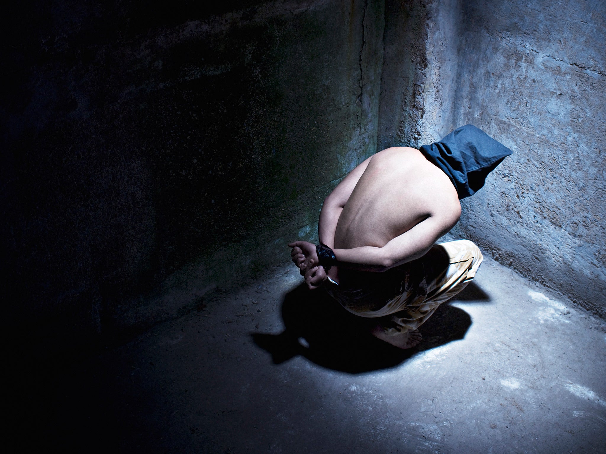 The 14 men were hooded and subjected to methods of torture. File photo