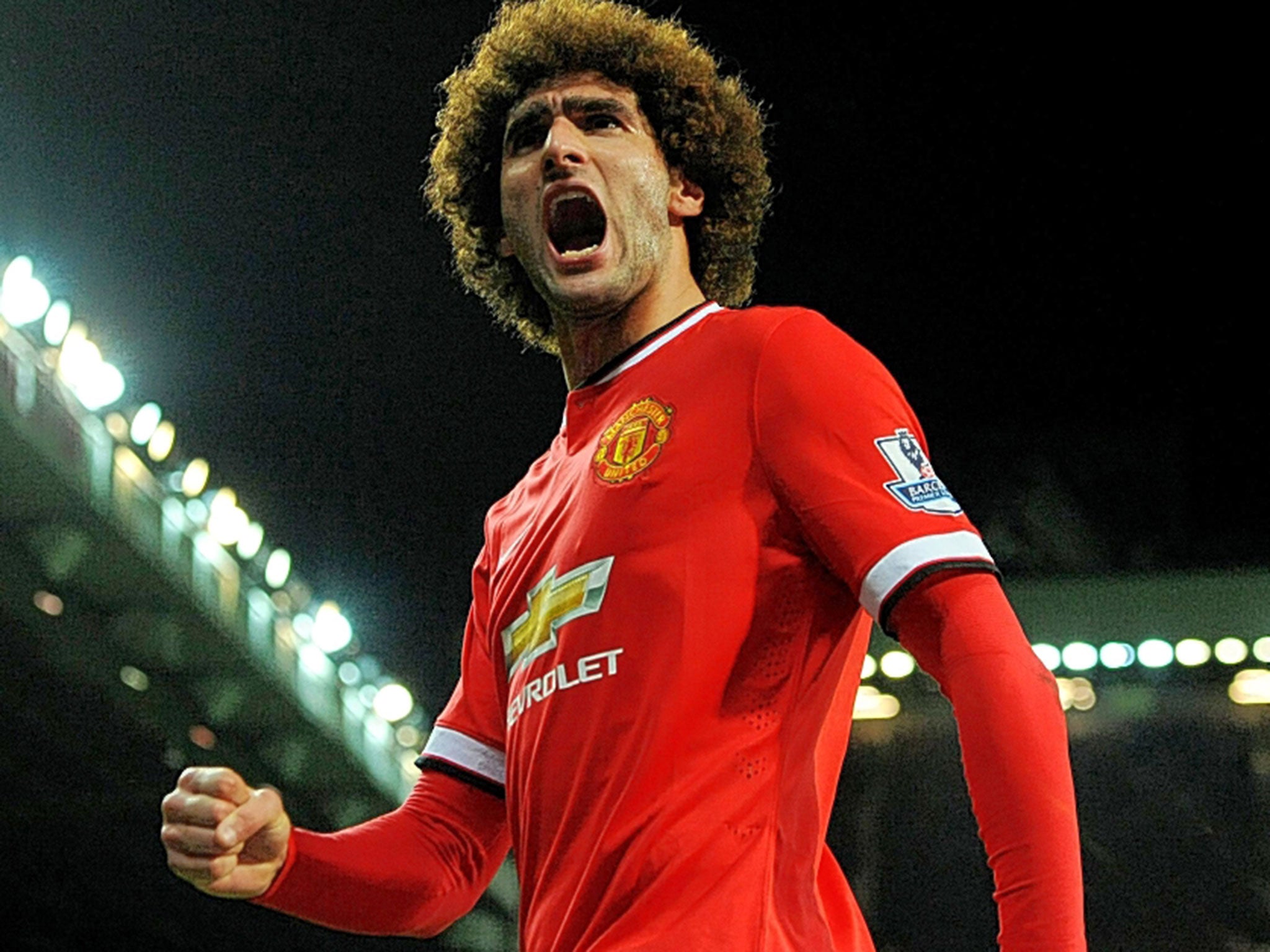 Fellaini is reported to have suffered a rib injury