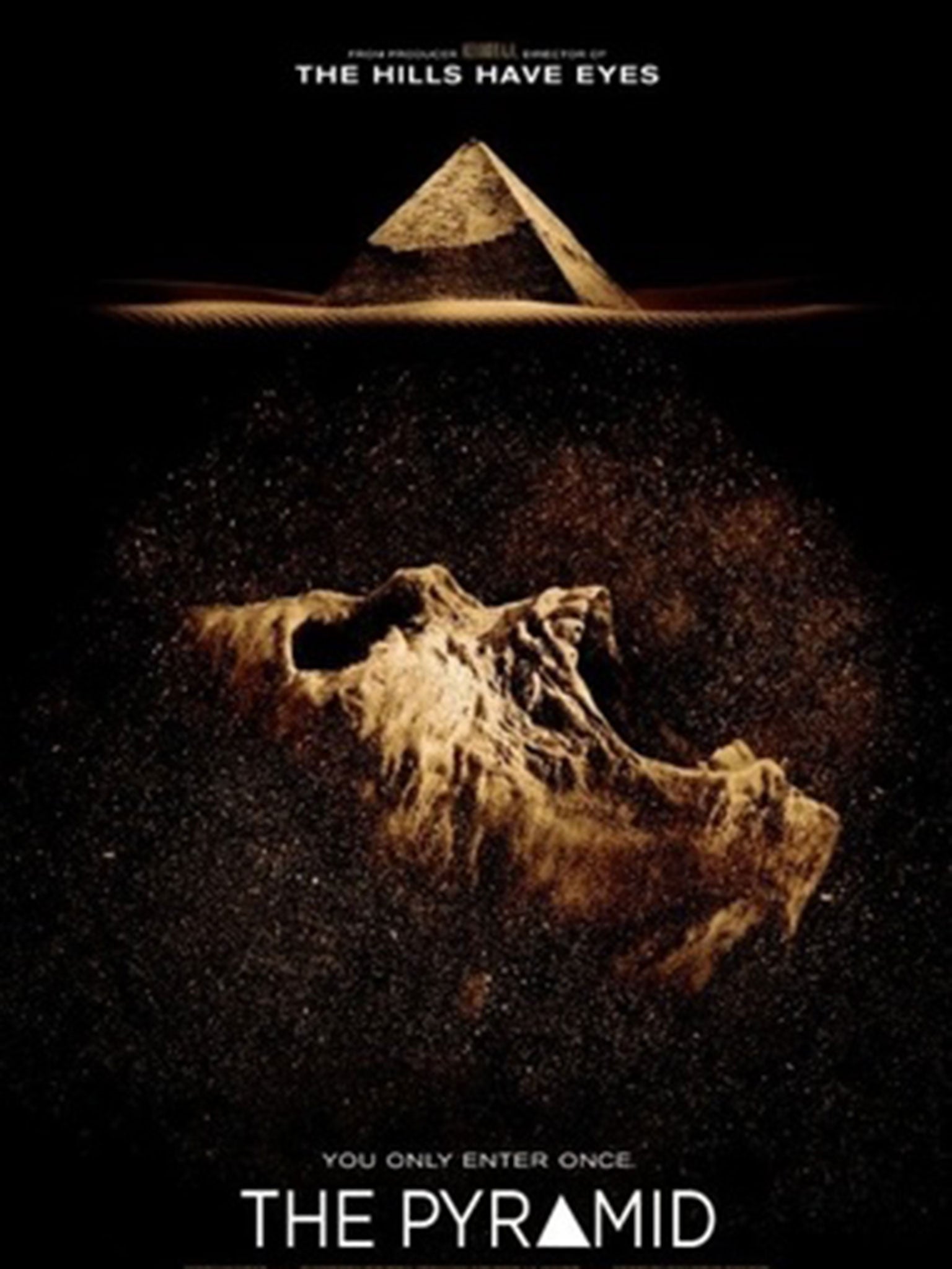 The Pyramid stars Ashley Hinshaw, James Buckley, and Denis O'Hare