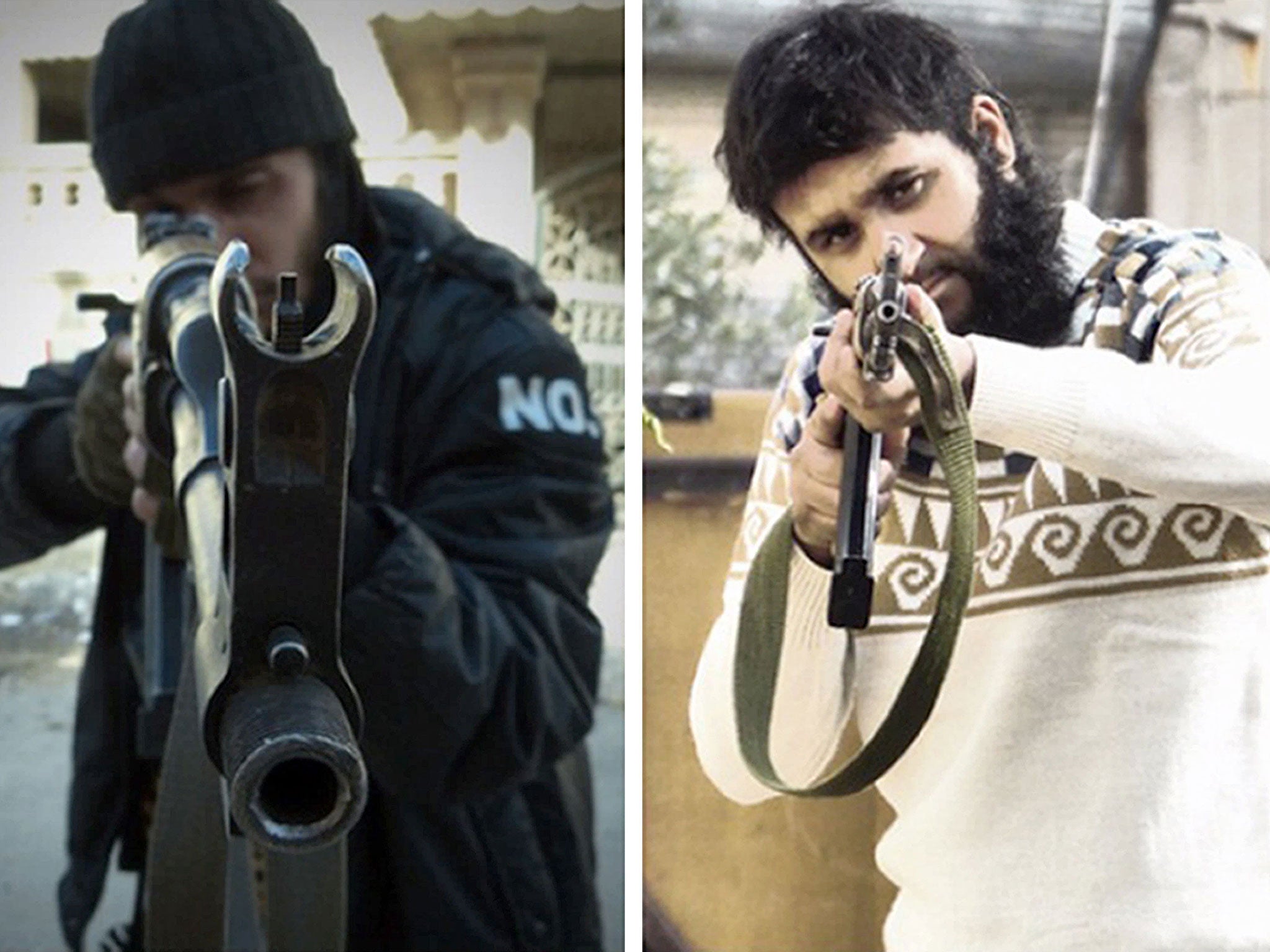 Mohammed Nahin Ahmed and Yusuf Zubair Sarwar have been jailed for 12 years for fighting in Syria (PA)