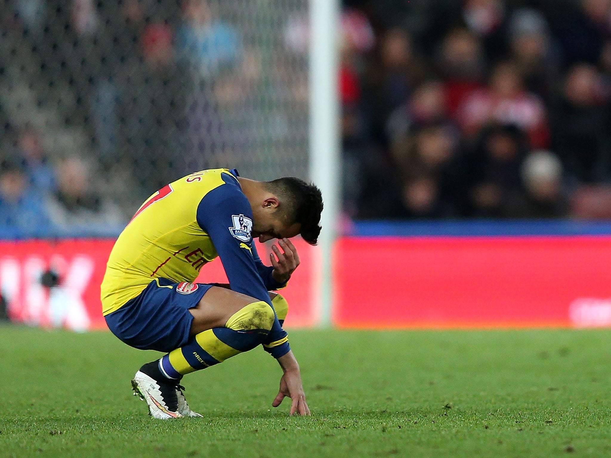 Alexis Sanchez will not be playing in the north London derby