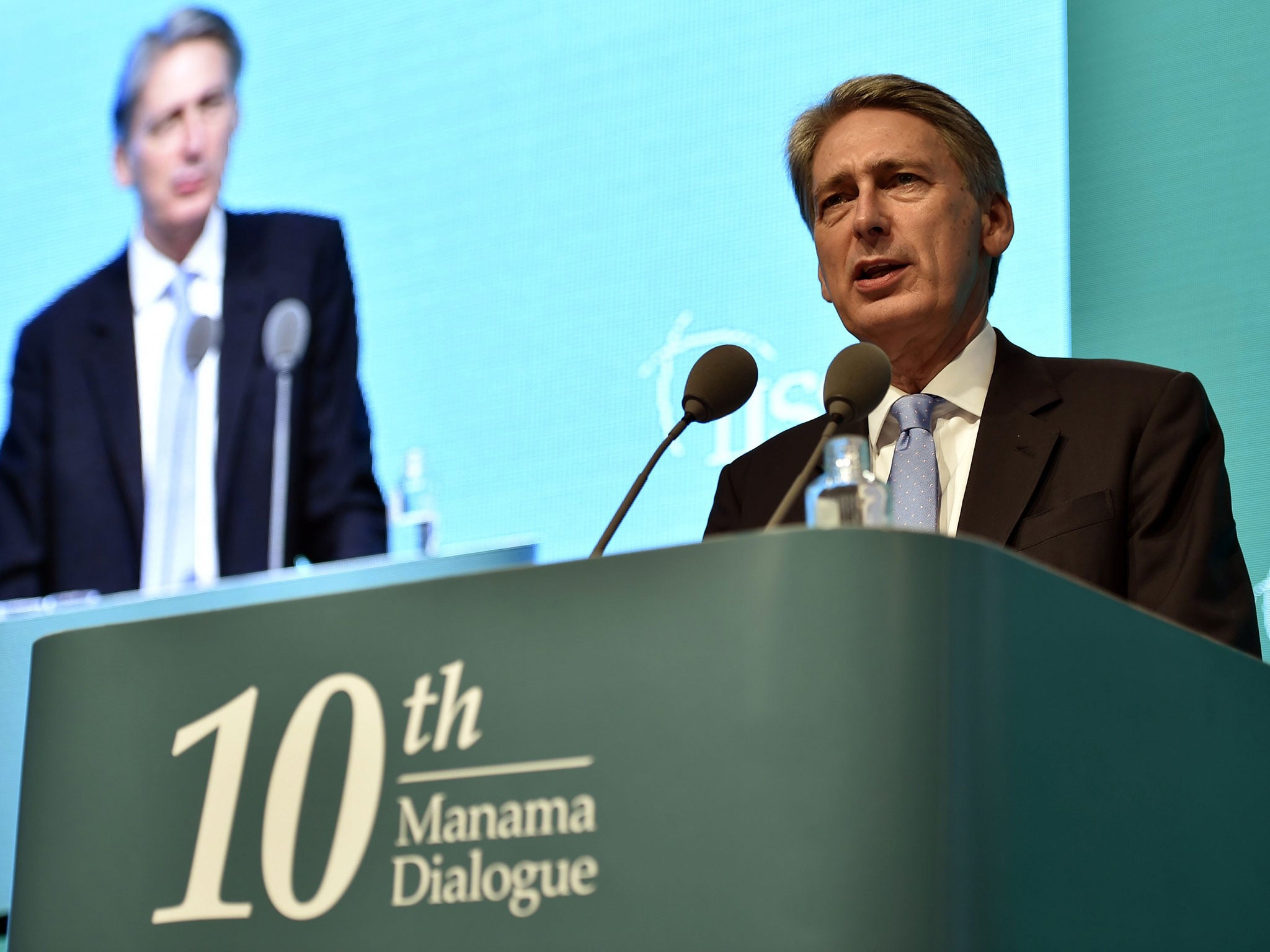 Philip Hammond made the announcement in Bahrain in December