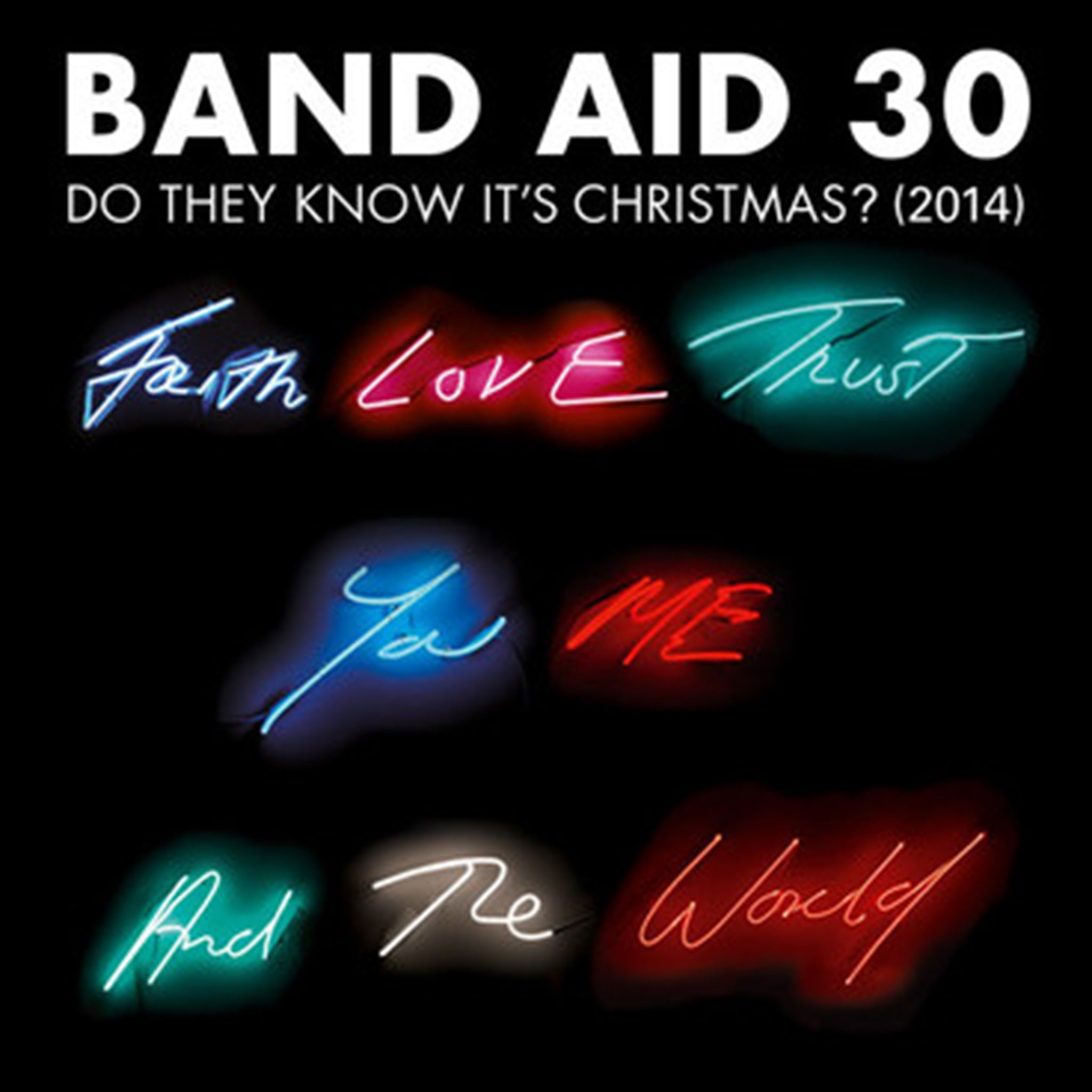 The cover of the Band Aid 30 single