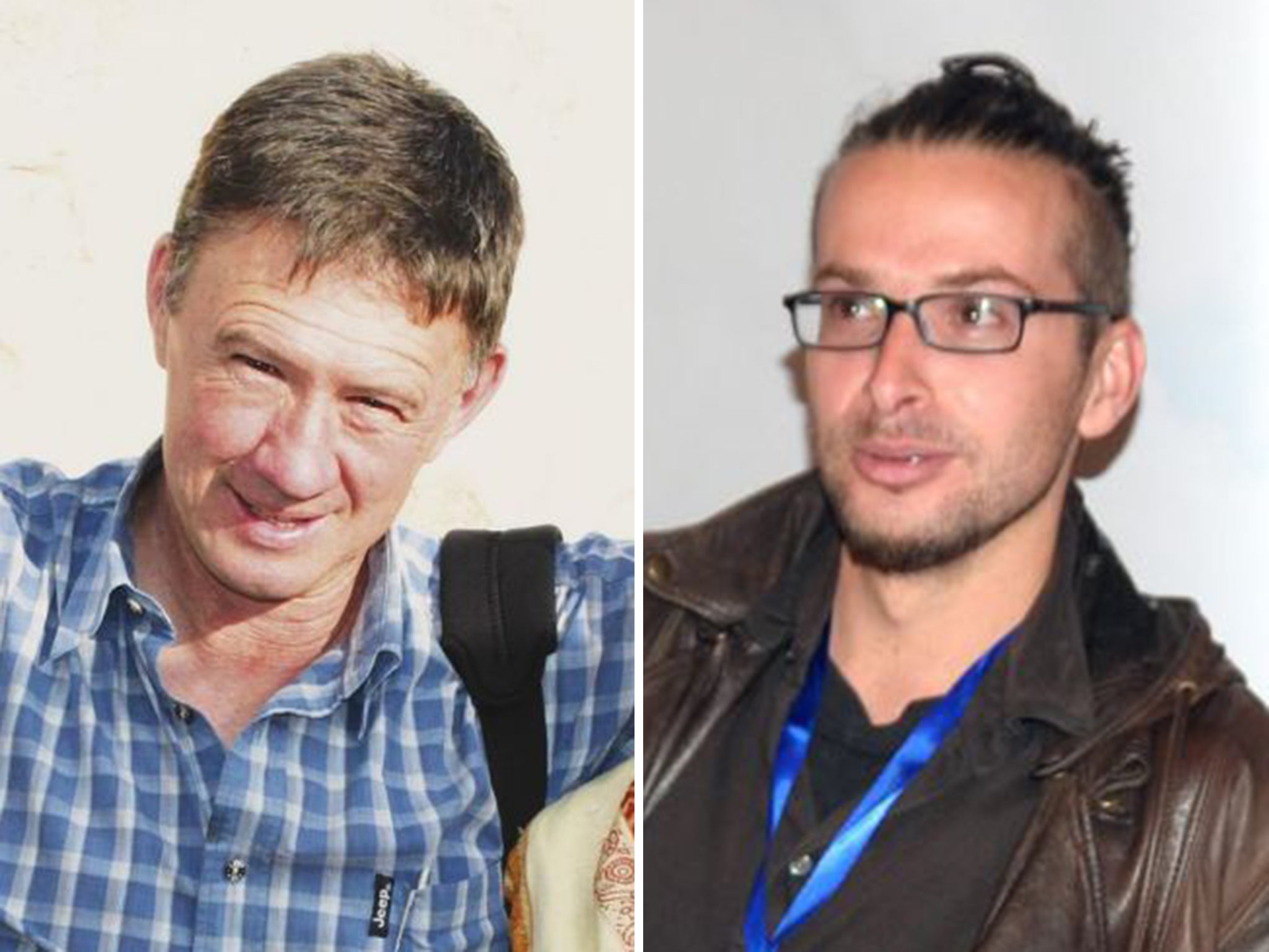 Pierre Korkie, left and Luke Somers were both killed during a failed attempt to rescue them in southern Yemen