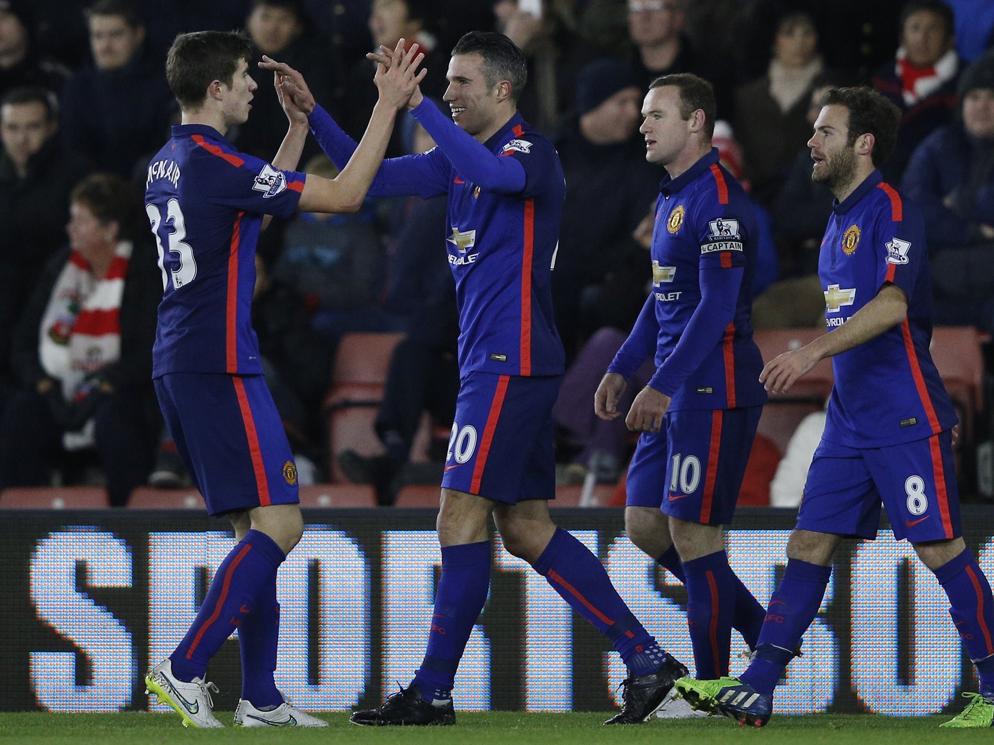 Paddy McNair (left) was taken off before half time