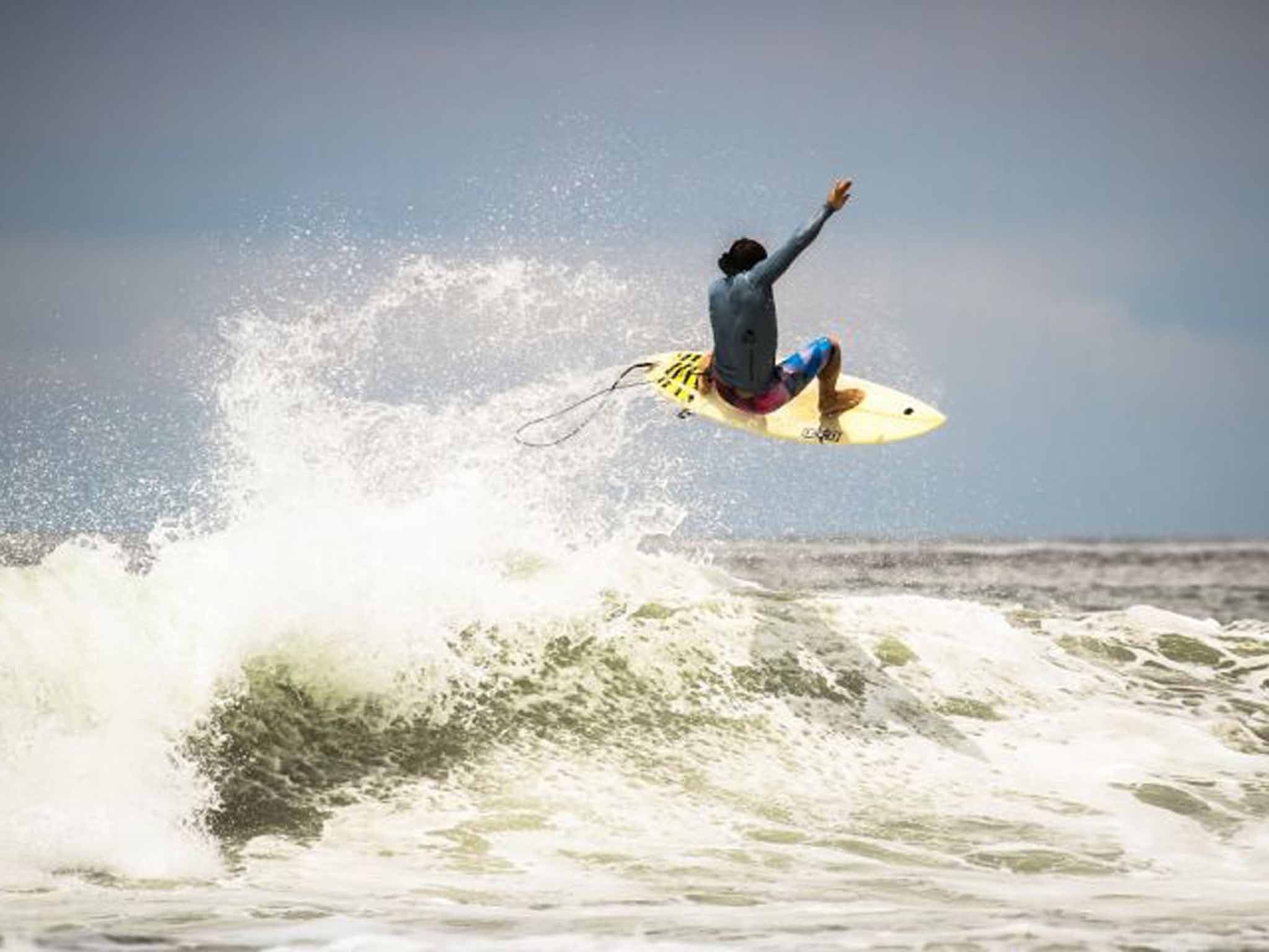 Surfs up: surfing at the Kalon Surf School