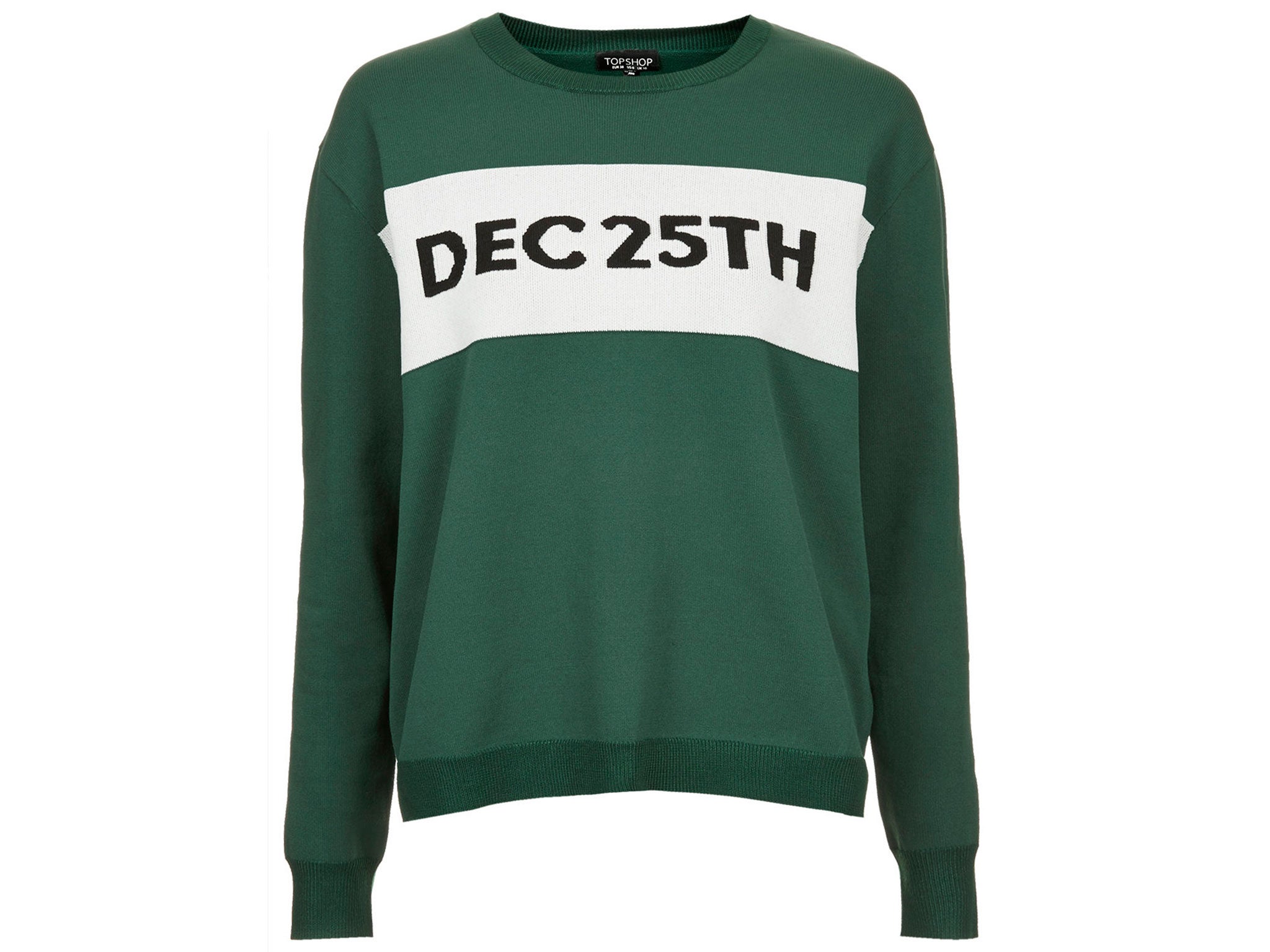 December 25th jumper, £42, topshop.com