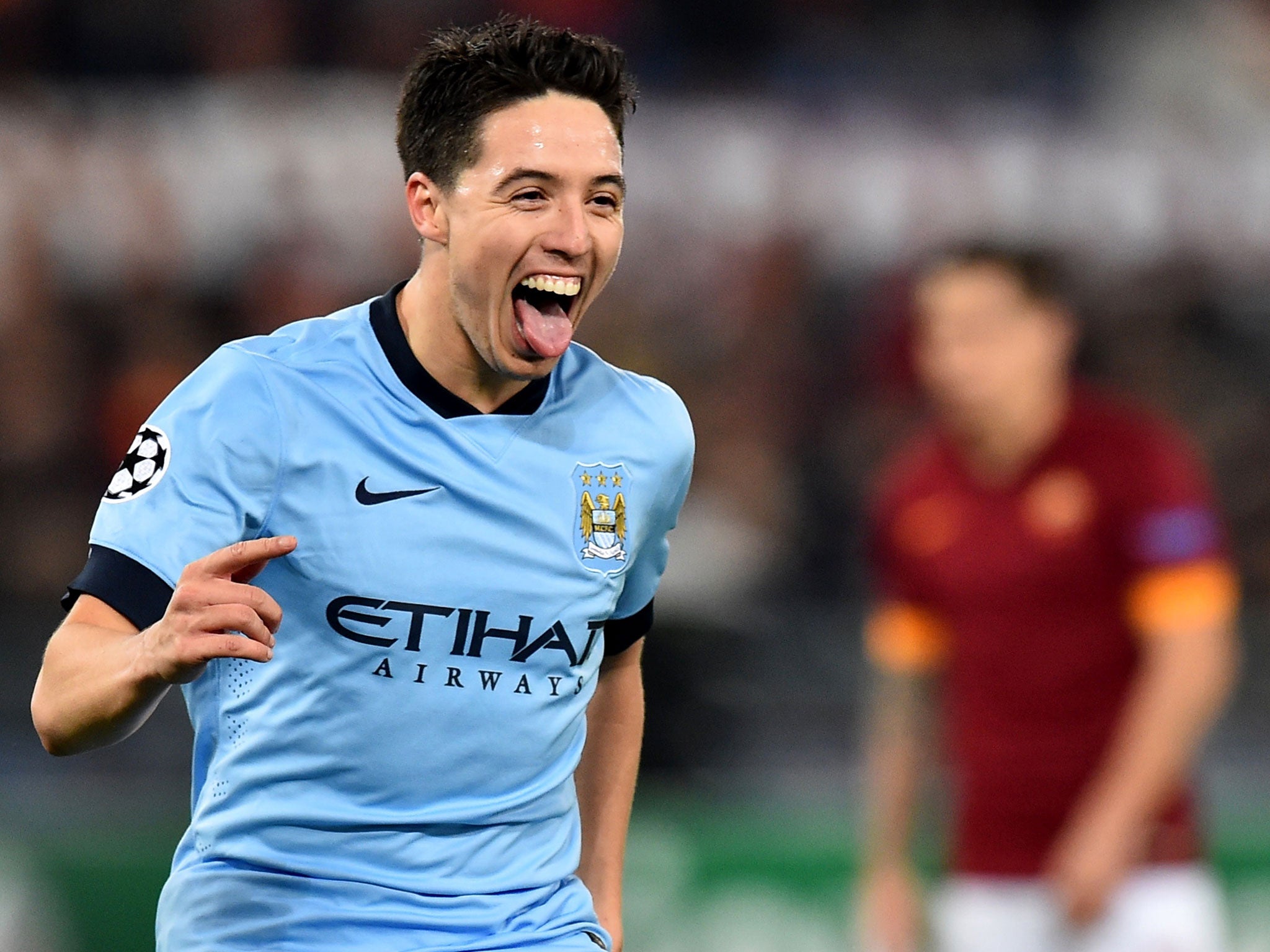 Manchester City midfielder Samir Nasri