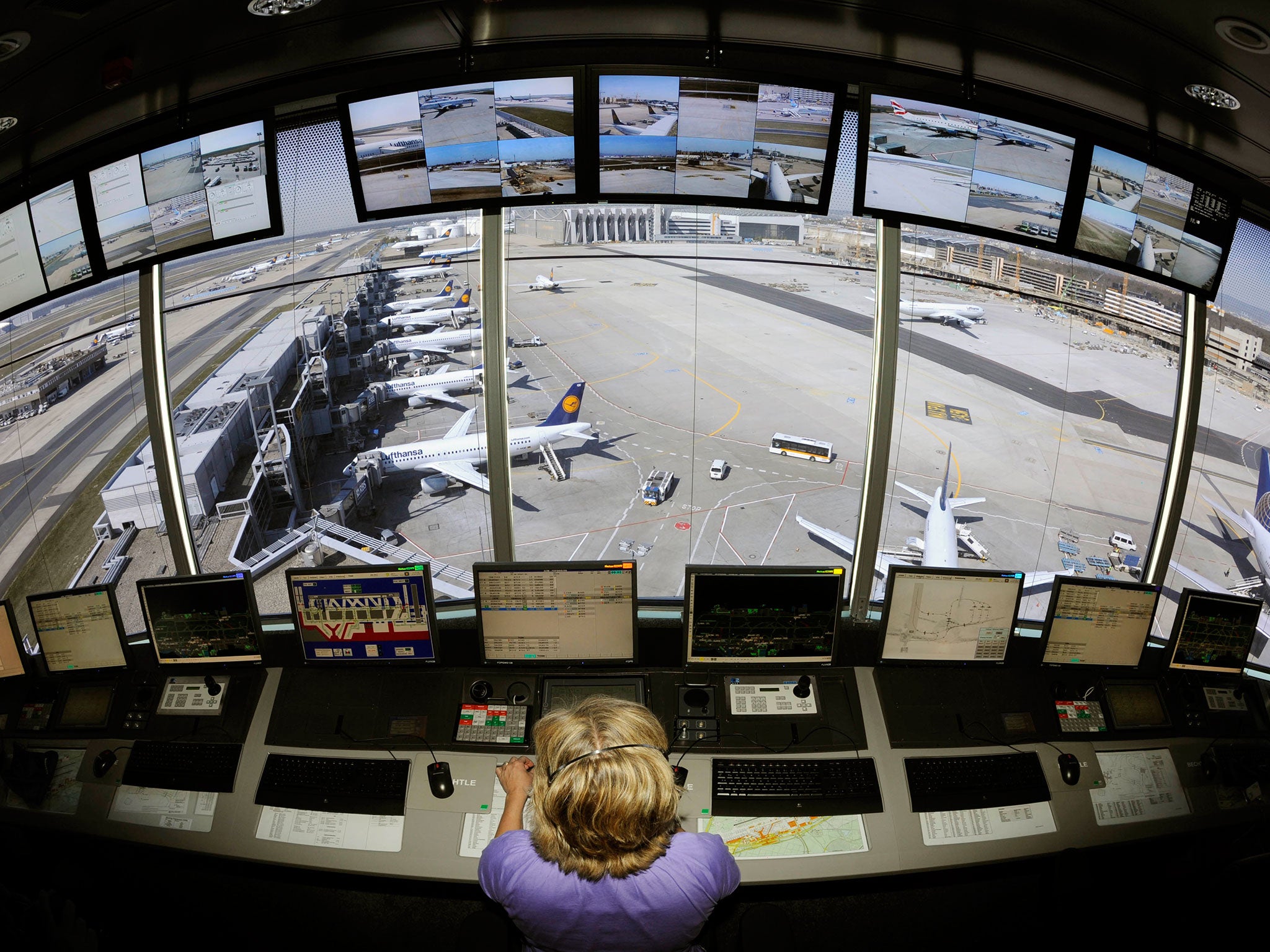 Air traffic controllers are warning that UK airspace is getting crowded