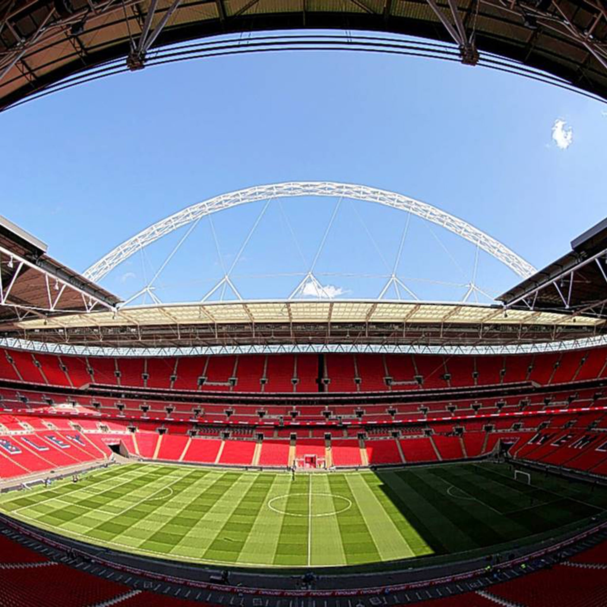 A view of Wembley Stadium