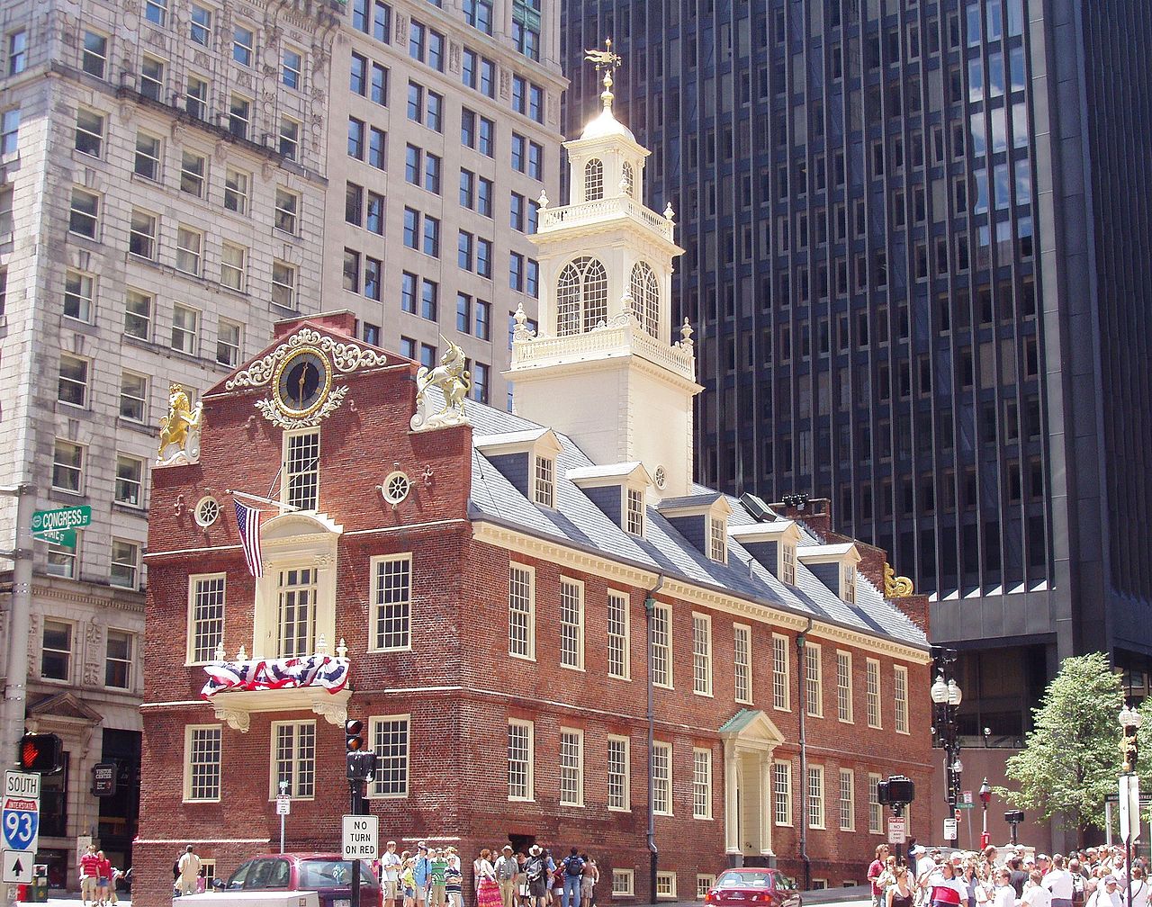 The old State House in Boston, Massachusetts