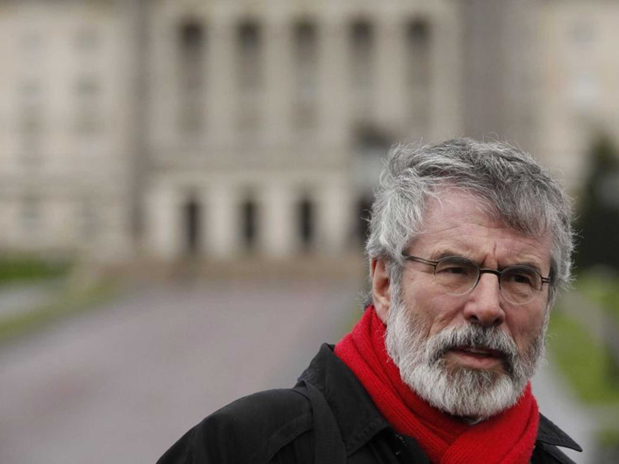 Sinn Fein leader Gerry Adams