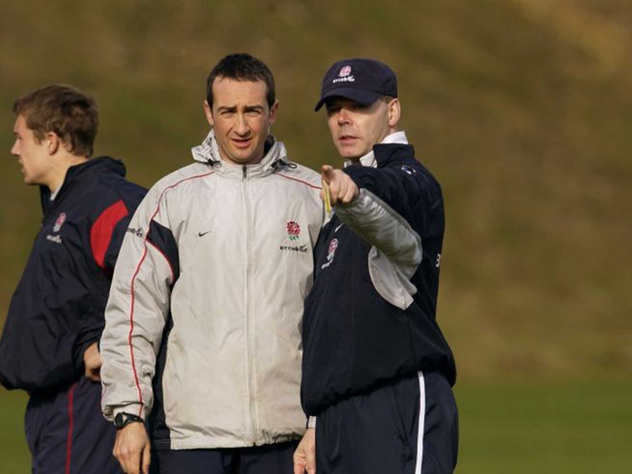 Dave Reddin with Sir Clive Woodward