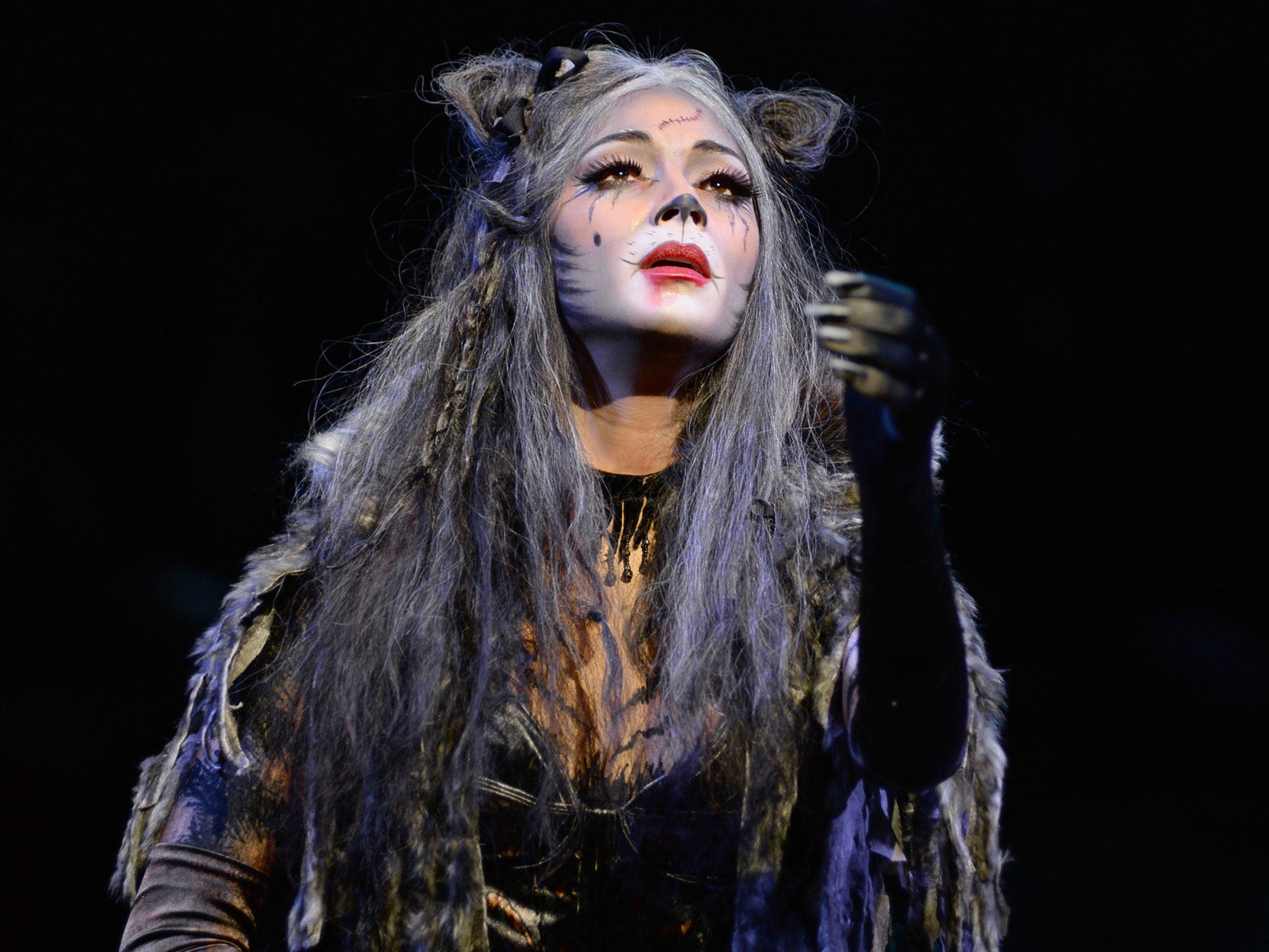 Nicole Scherzinger as Grizabella in Cats at the London Palladium