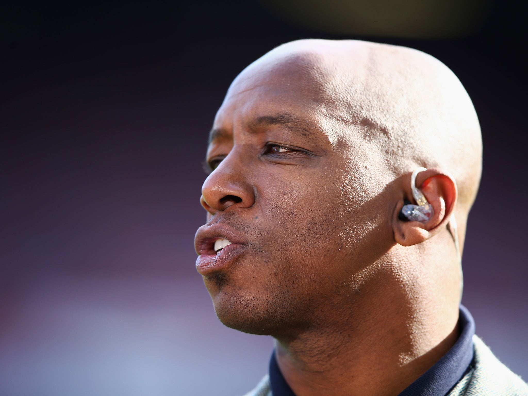 Former Arsenal striker Ian Wright