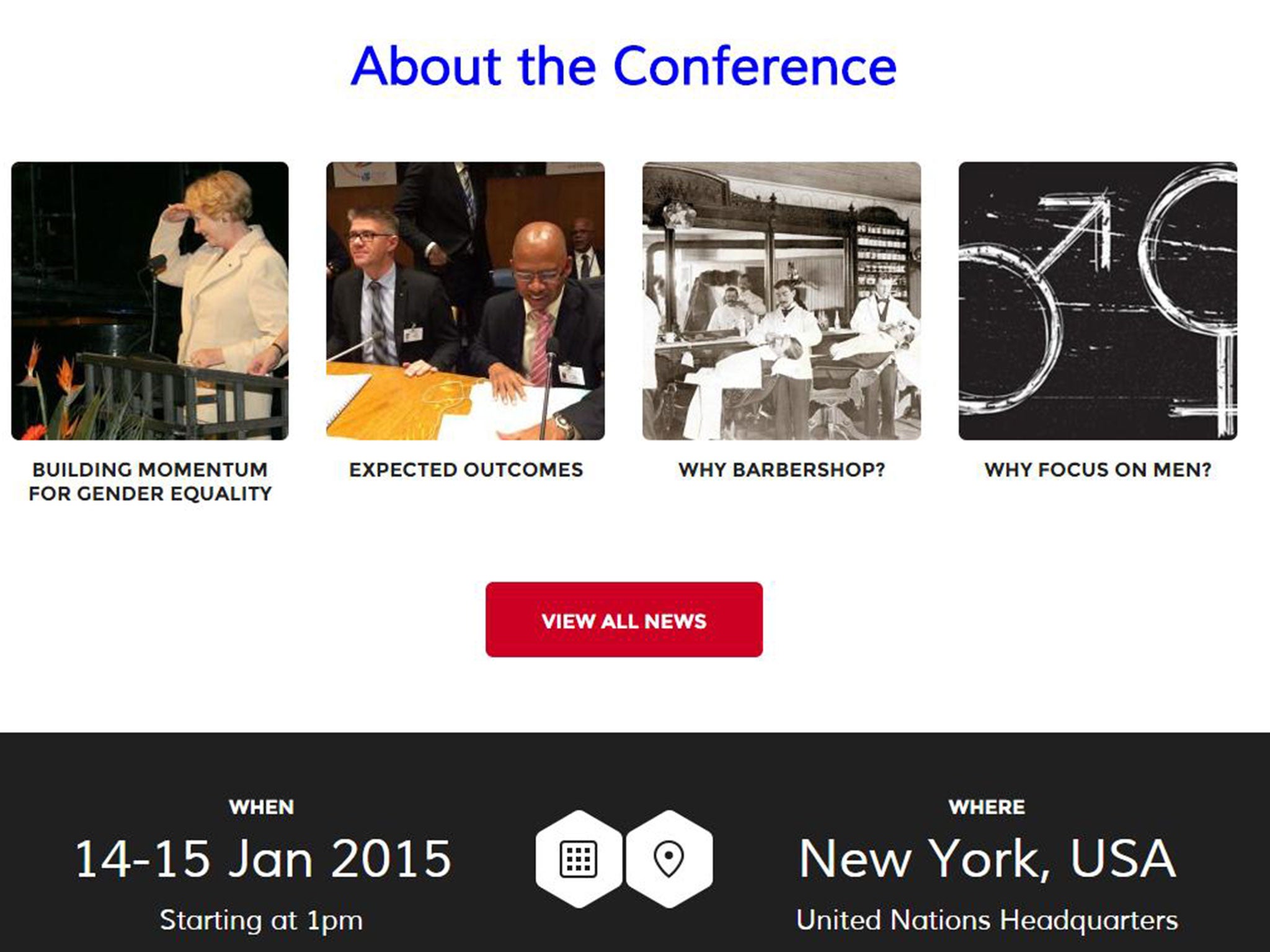 The Barbershop Conference's website