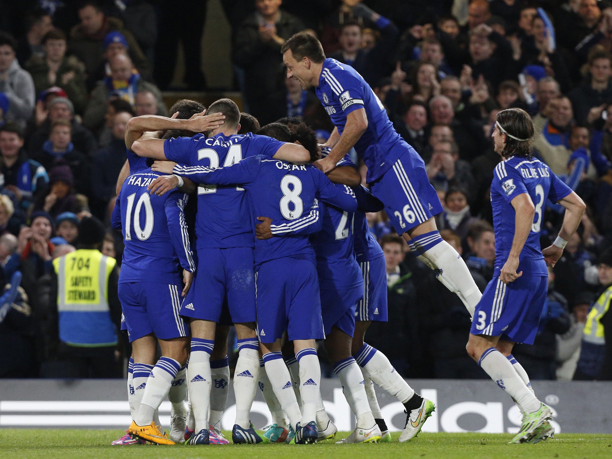 Chelsea eventually managed to overcome Hull