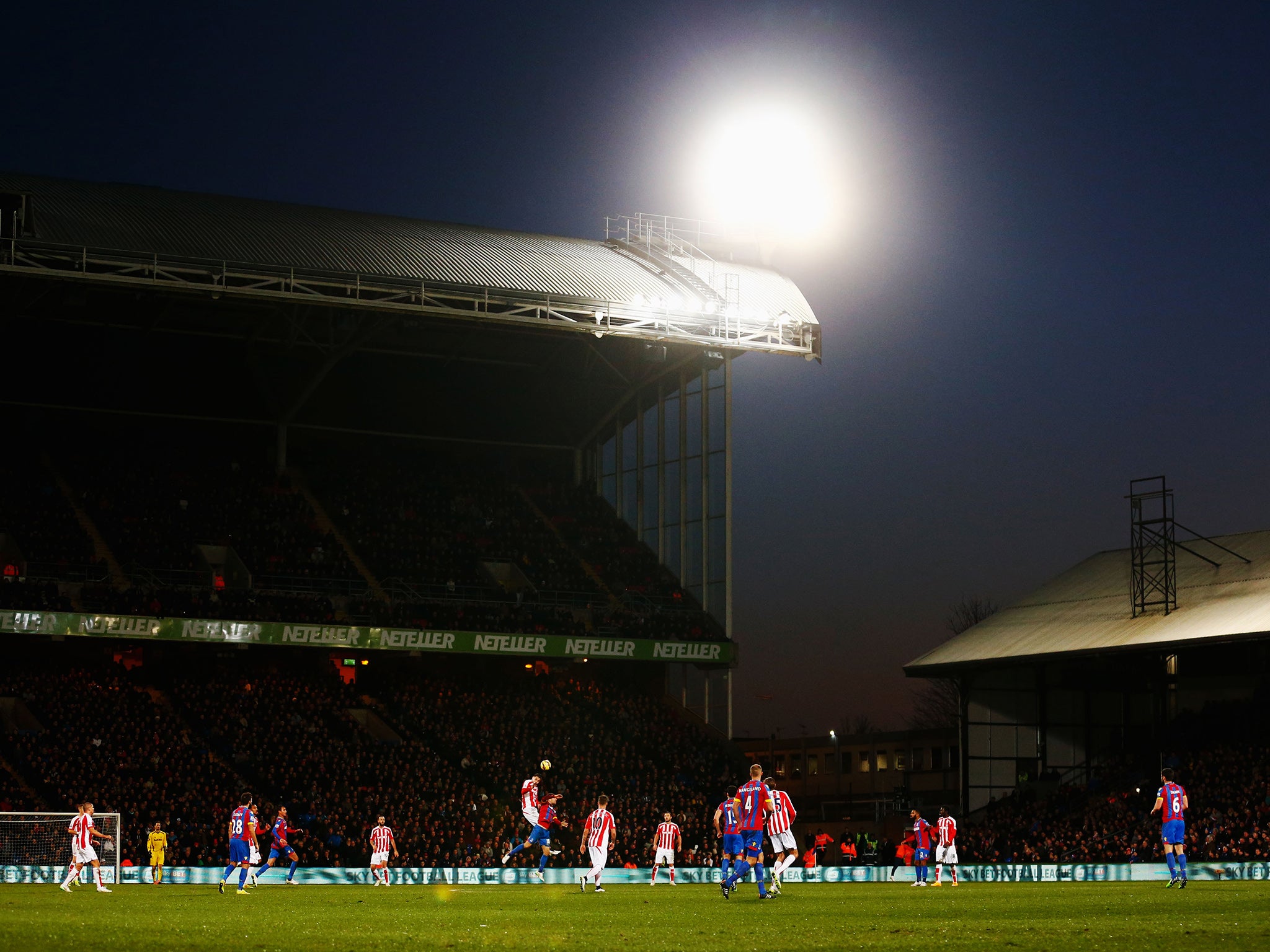 Parish would like to build a new main stand at Selhurst Park