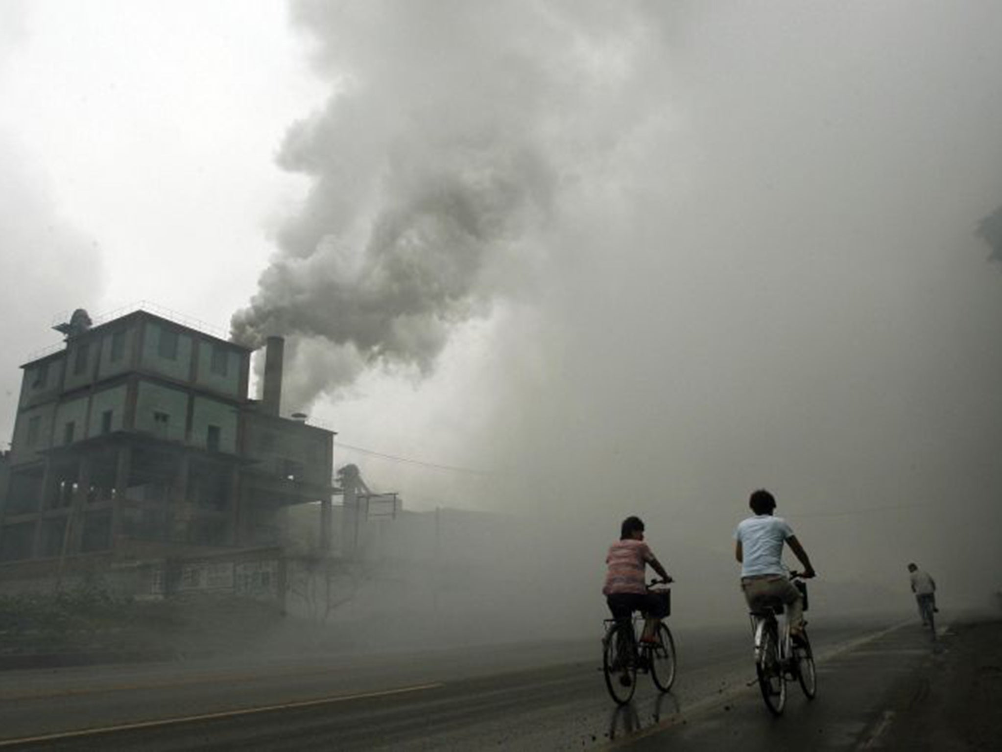 Severe pollution in Beijing