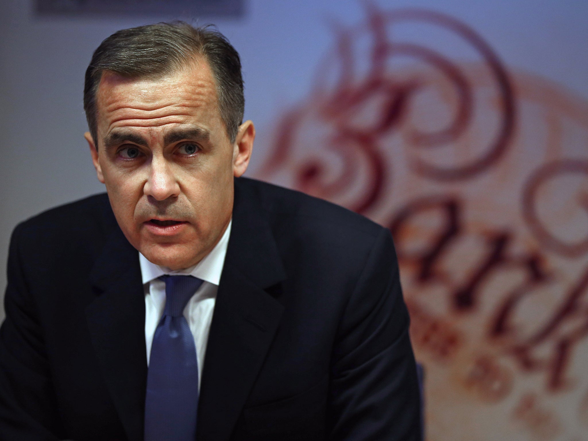 Mark Carney inside the Bank of England in Threadneedle Street, London