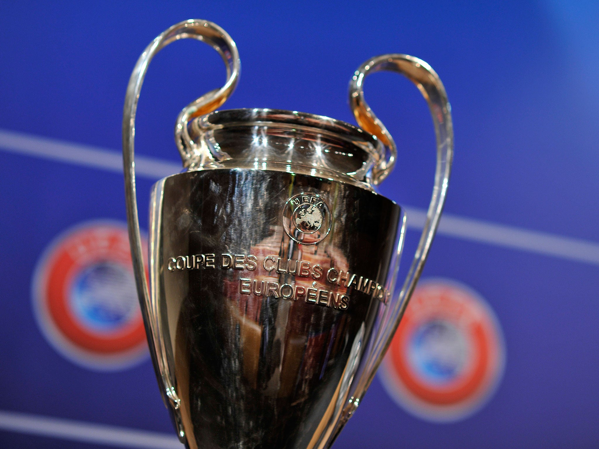 The Champions League trophy